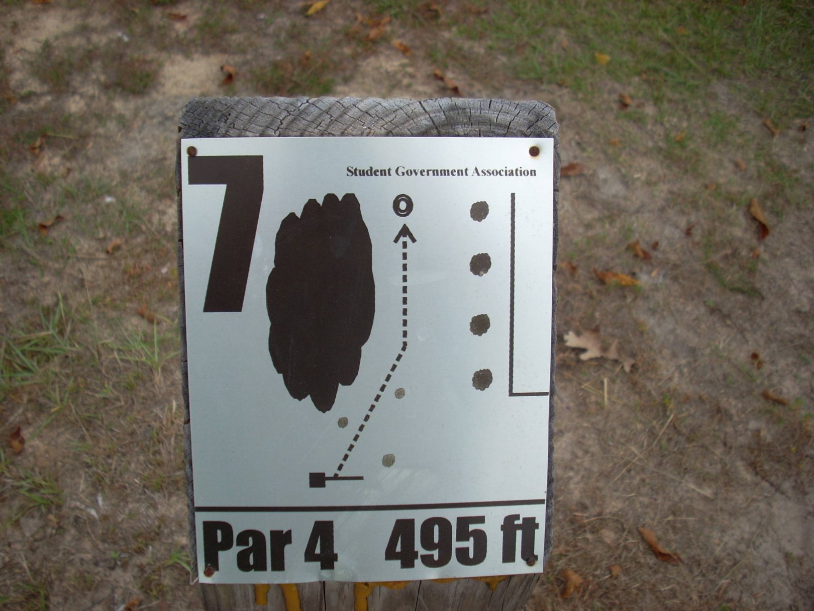 Hole 7 • University of South Alabama (Mobile, AL) Disc Golf Courses