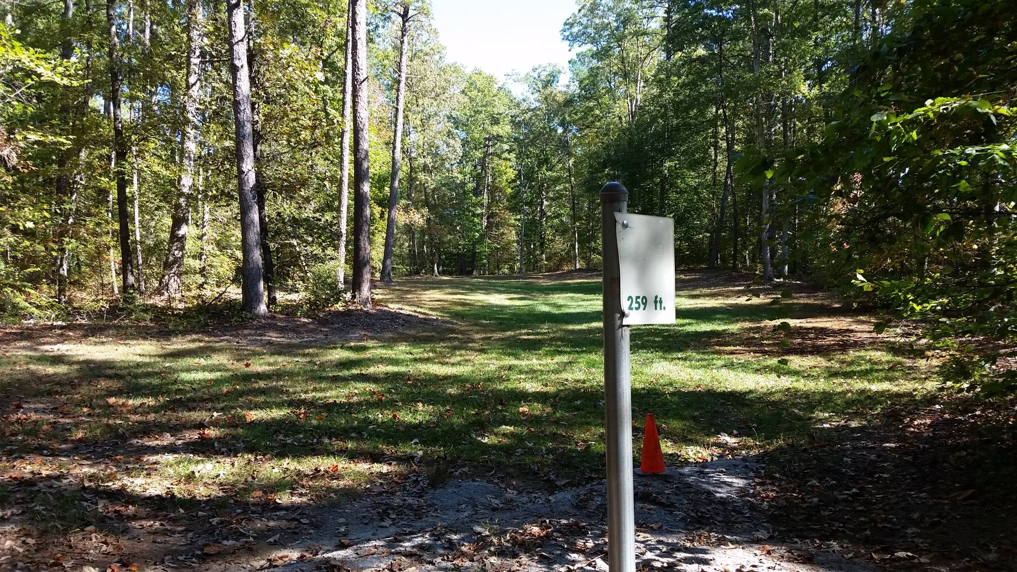 Hole 4 • Lake Park (Roanoke Rapids, NC) Disc Golf Courses Disc Golf