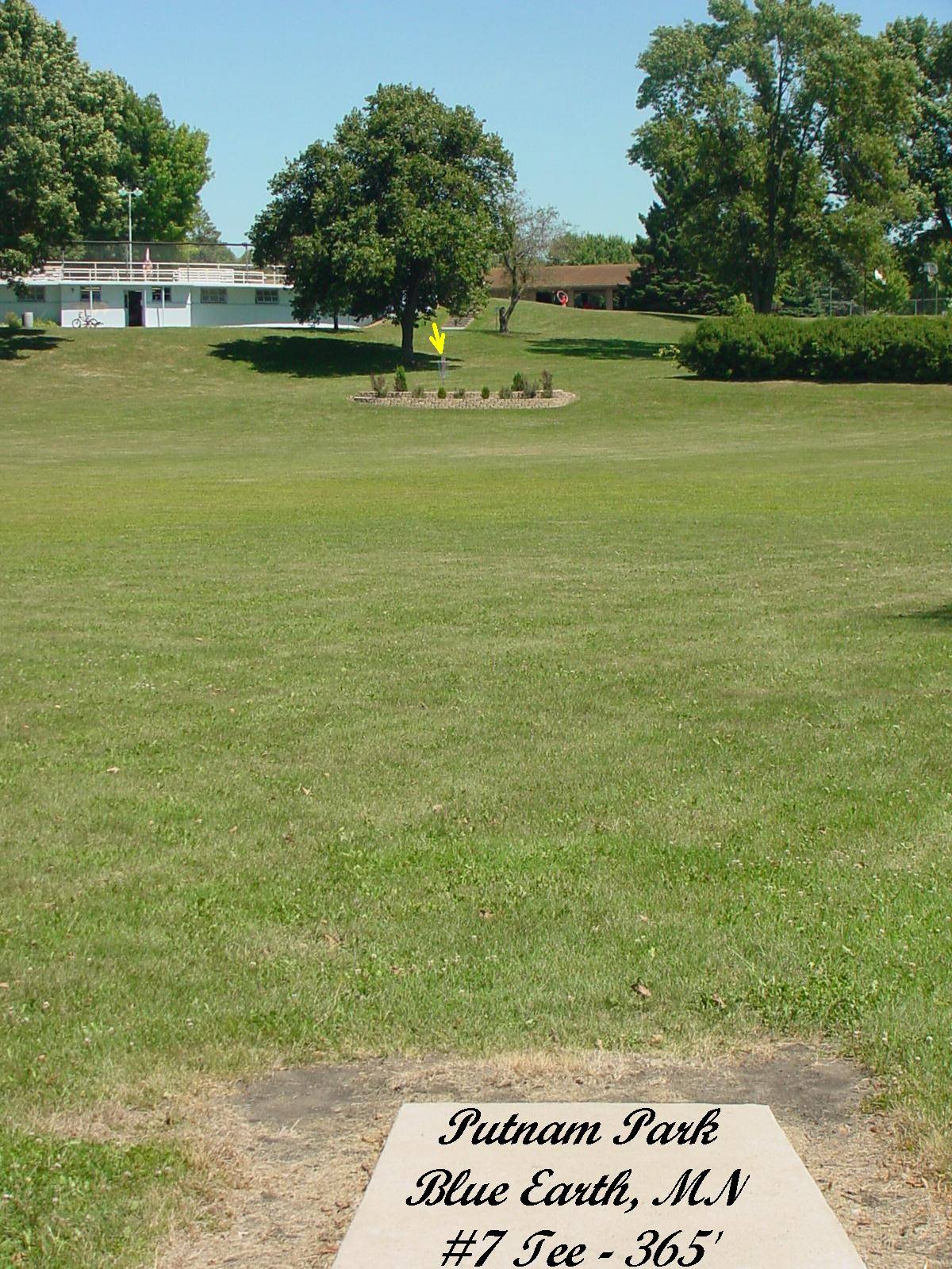 Hole 7 • Putnam Park (Blue Earth, MN) Disc Golf Courses Disc Golf Scene