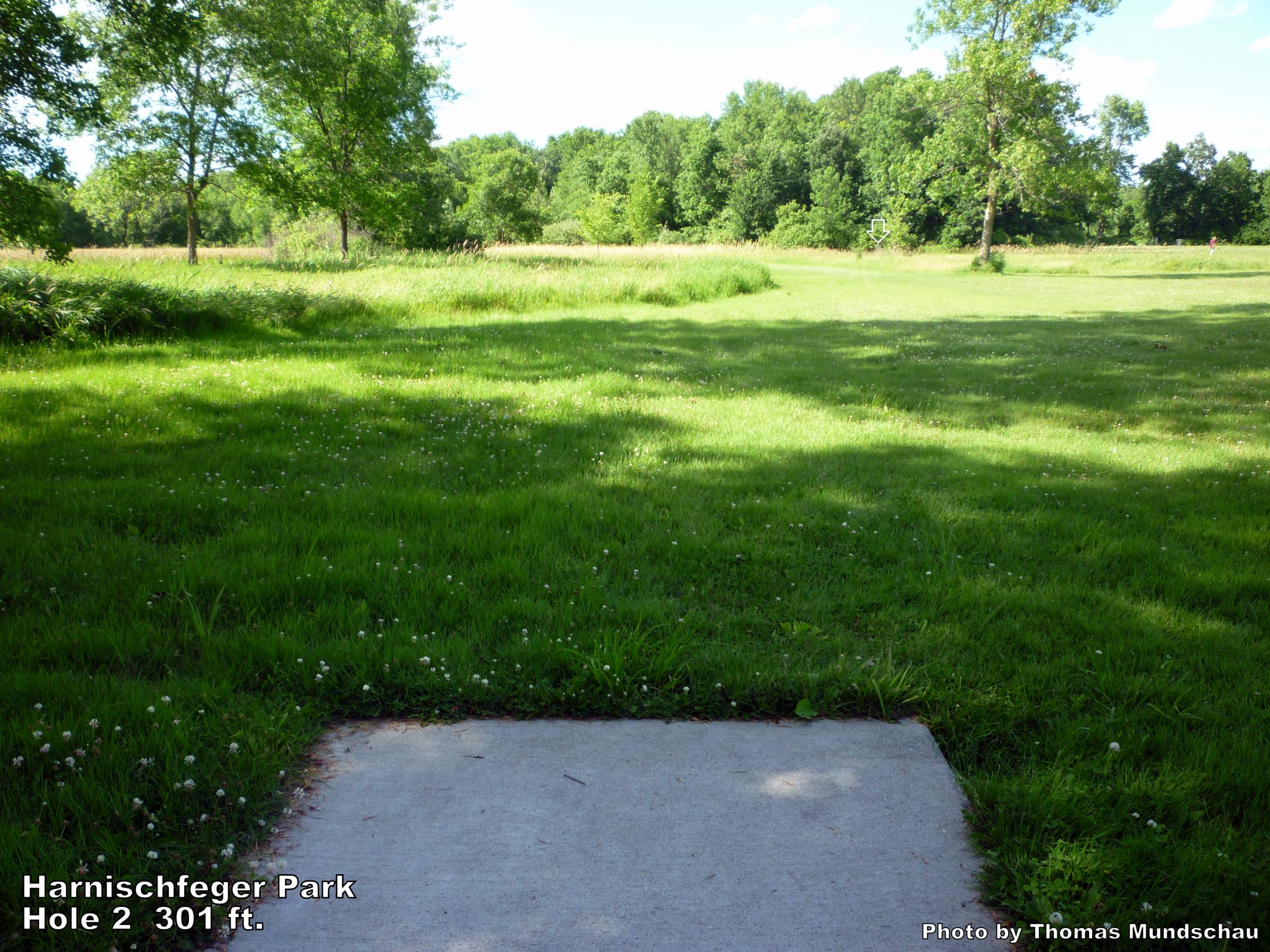 Hole 2 • Harnischfeger Park (Ashippun, WI) Disc Golf Courses Disc