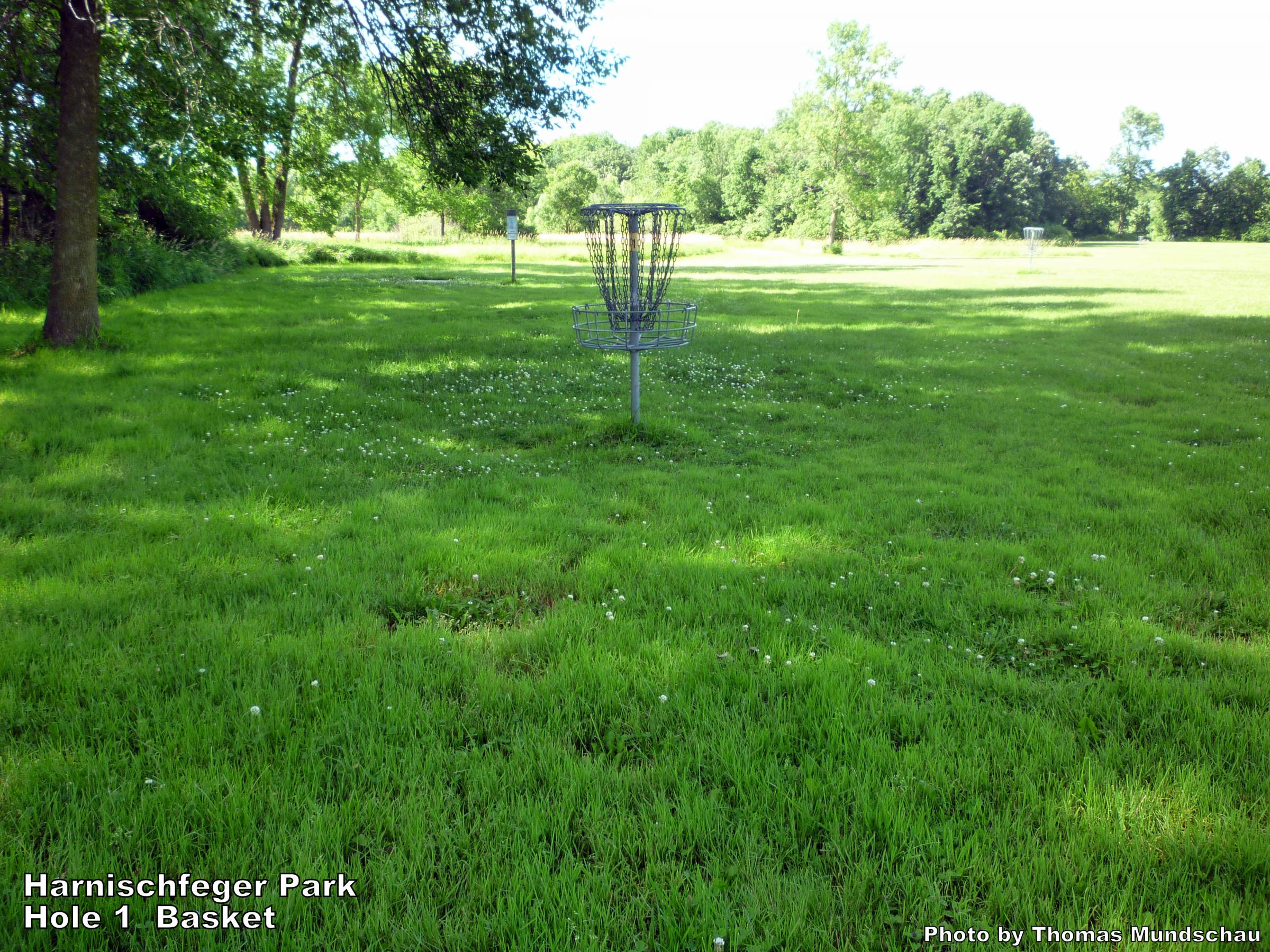 Hole 1 • Harnischfeger Park (Ashippun, WI) Disc Golf Courses Disc