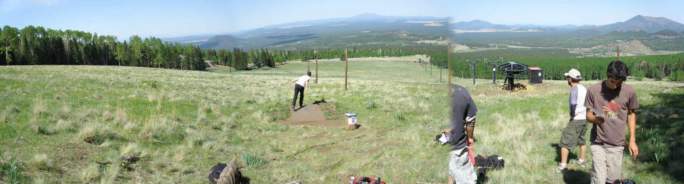 Hole 9 • Arizona Snowbowl (Flagstaff, AZ) Disc Golf Courses Disc