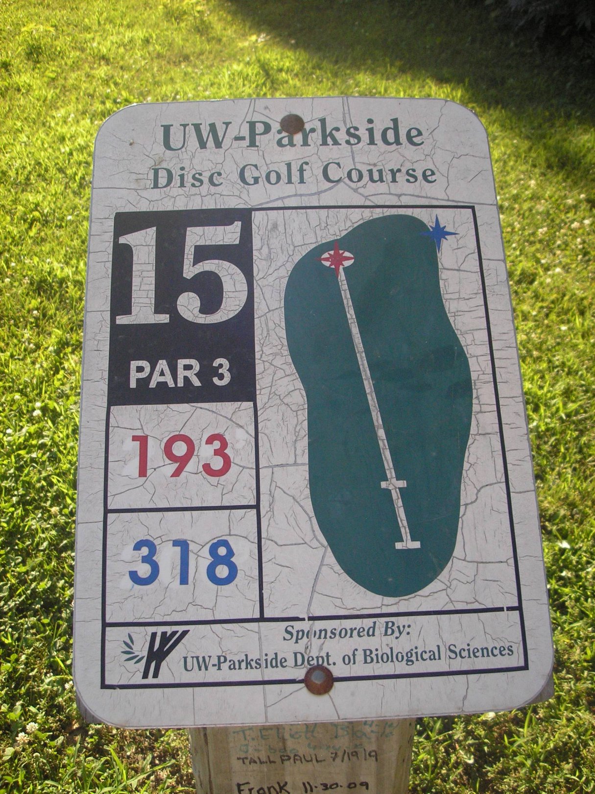 Hole 15 • East NO LONGER AVAILABLE / University of Wisconsin Parkside