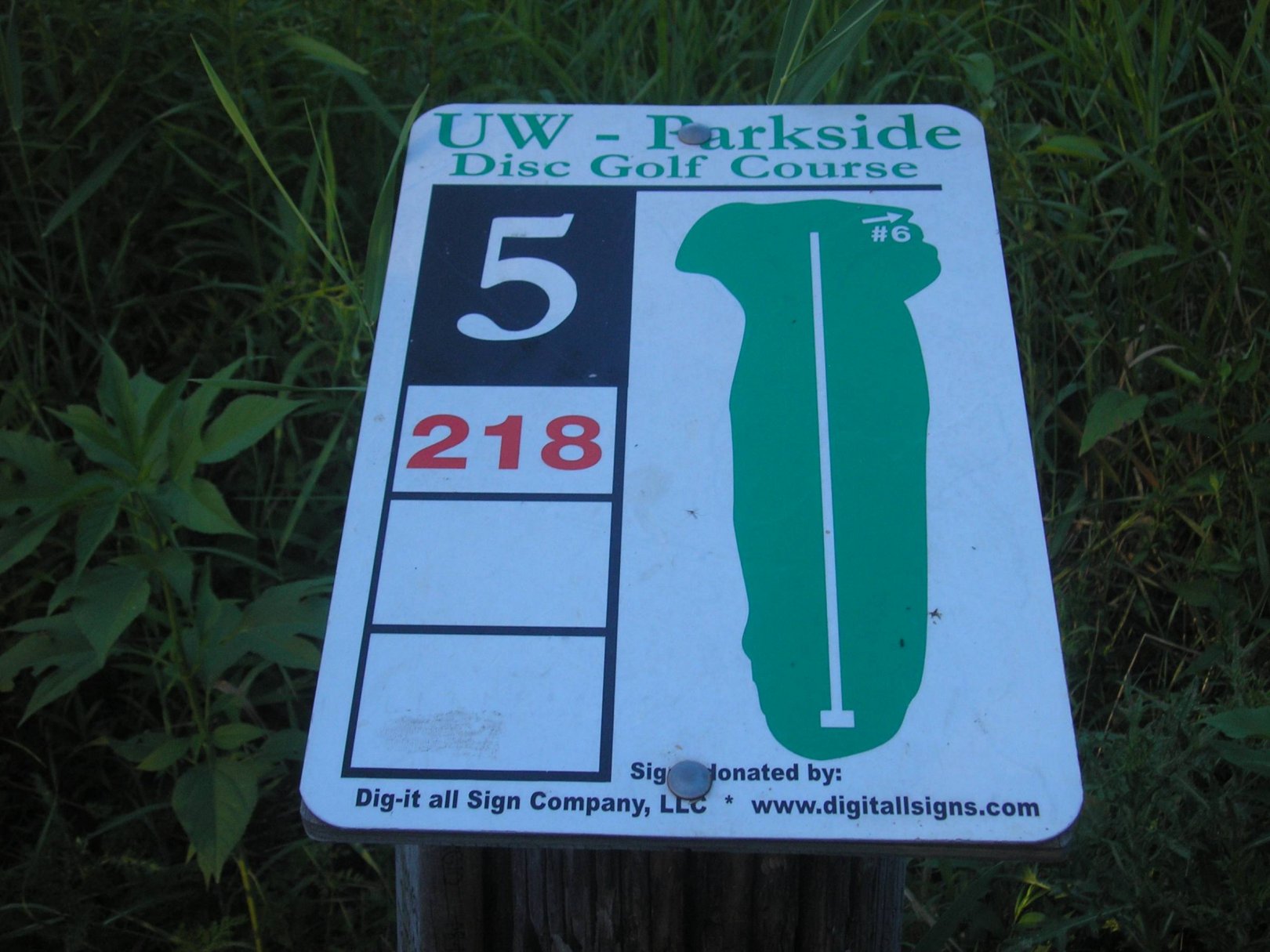 Hole 5 • East NO LONGER AVAILABLE / University of Wisconsin Parkside