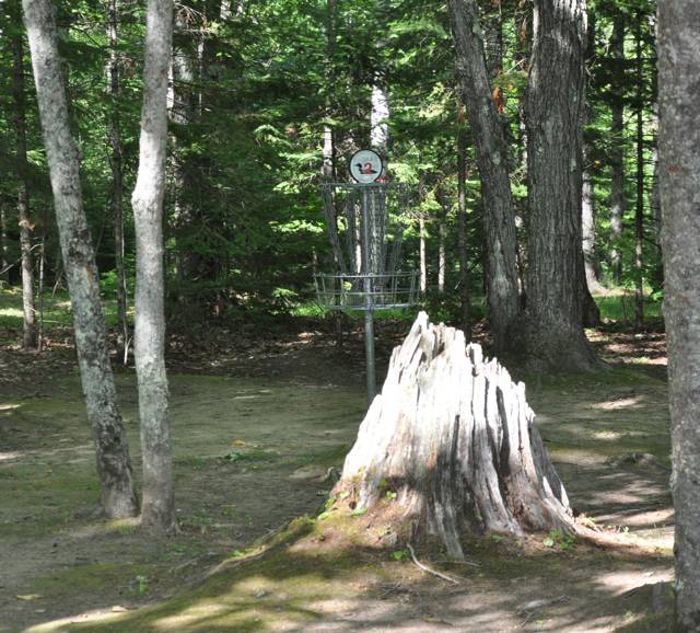 Hole 2 • Sandy Point Resort Disc Golf Ranch (Lac Du Flambeau, WI
