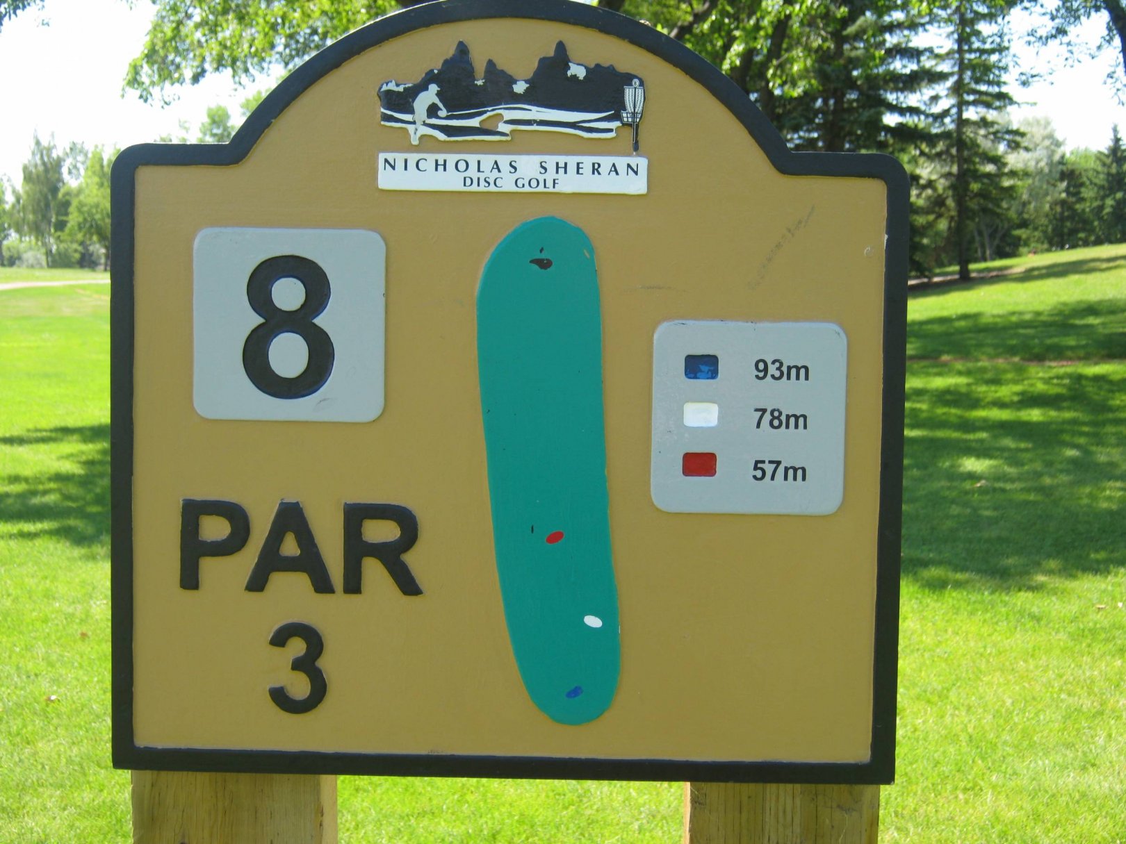 Hole 8 • Nicholas Sheran Park (Lethbridge, AB) Disc Golf Courses
