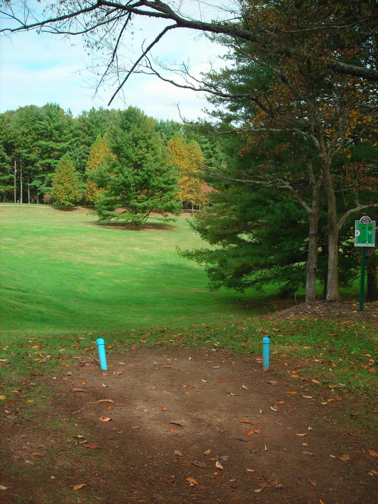 Hole 2 • Steele Creek Park (Bristol, TN) Disc Golf Courses Disc