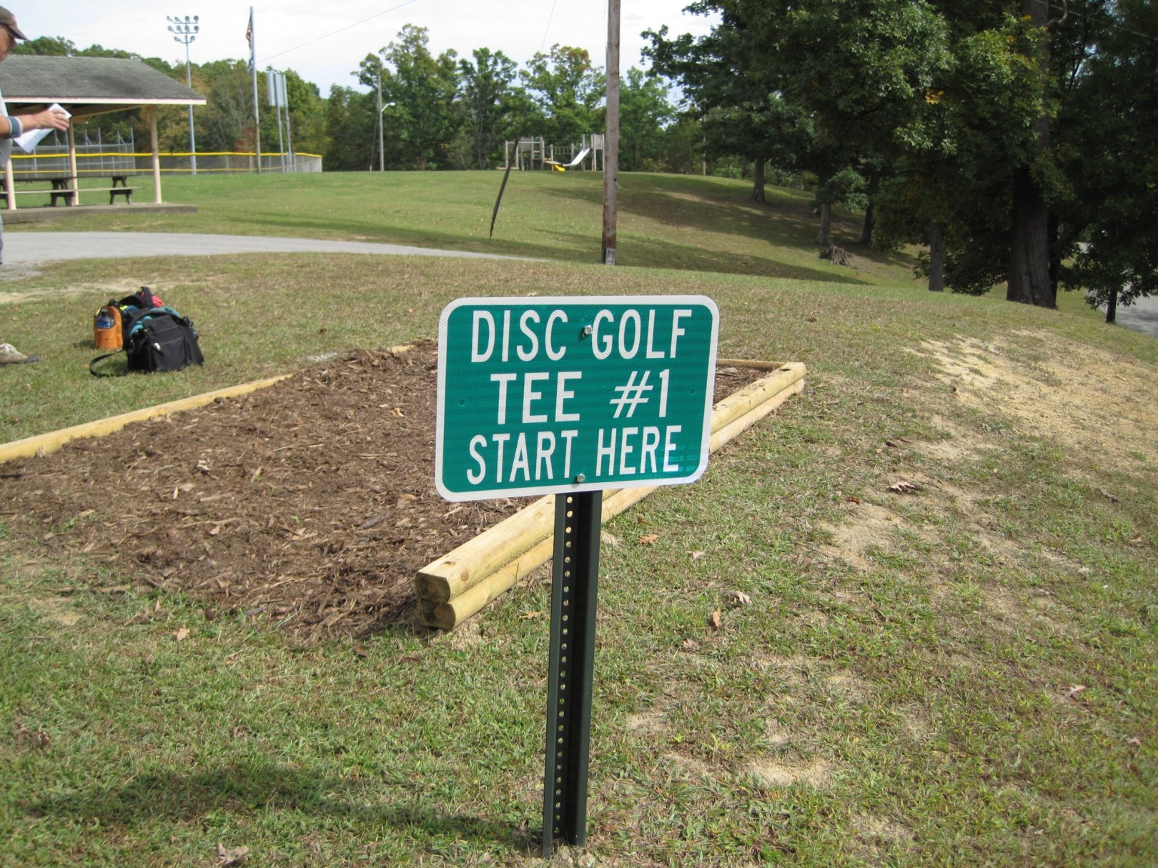 Hole 1 • Little Creek Park (South Charleston, WV) Disc Golf Courses