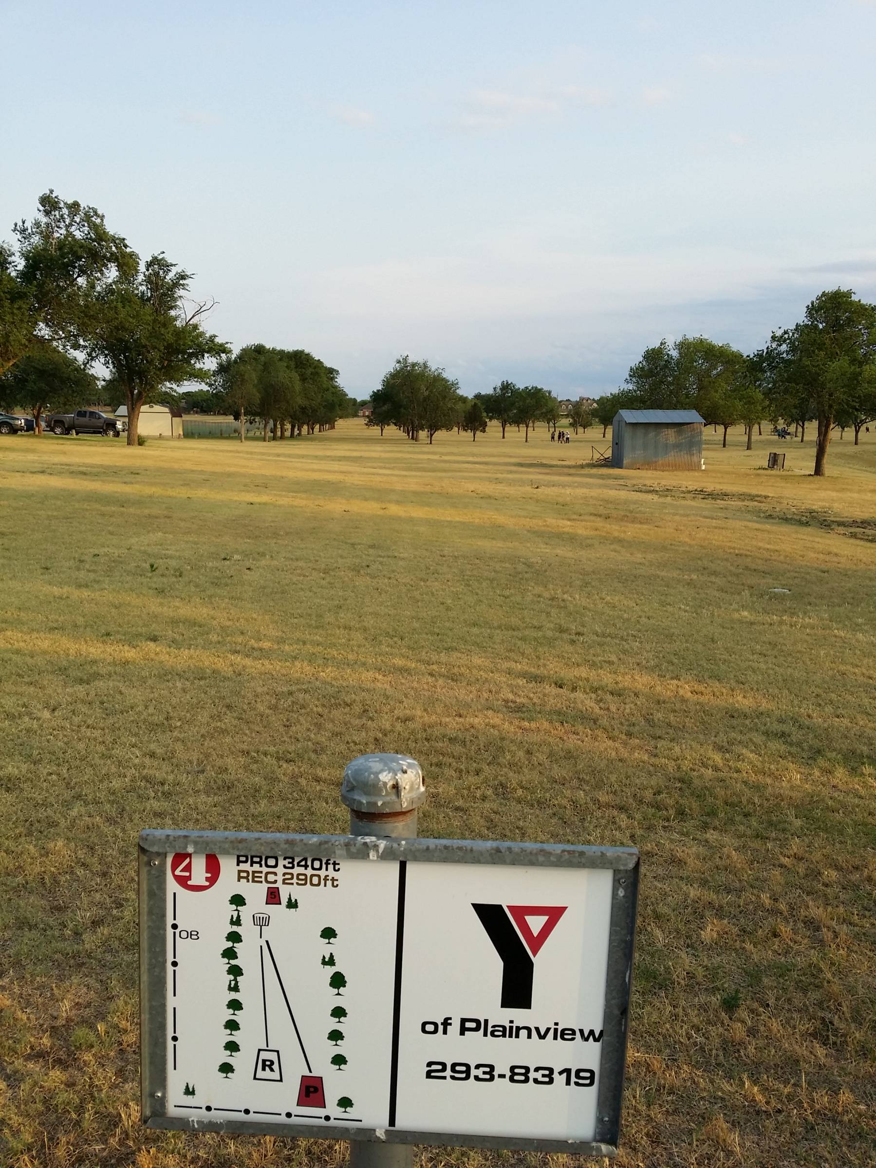 Hole 4 • Running Water Draw Park (Plainview, TX) Disc Golf Courses