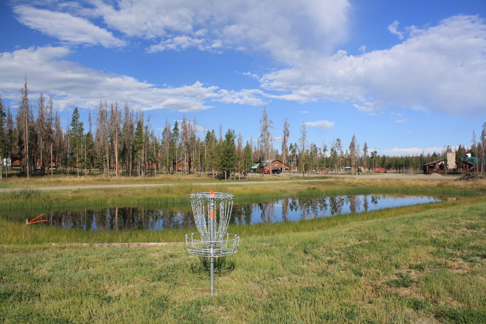 Hole 18 • Crooked Creek Resort (Dubois, WY) Disc Golf Courses Disc
