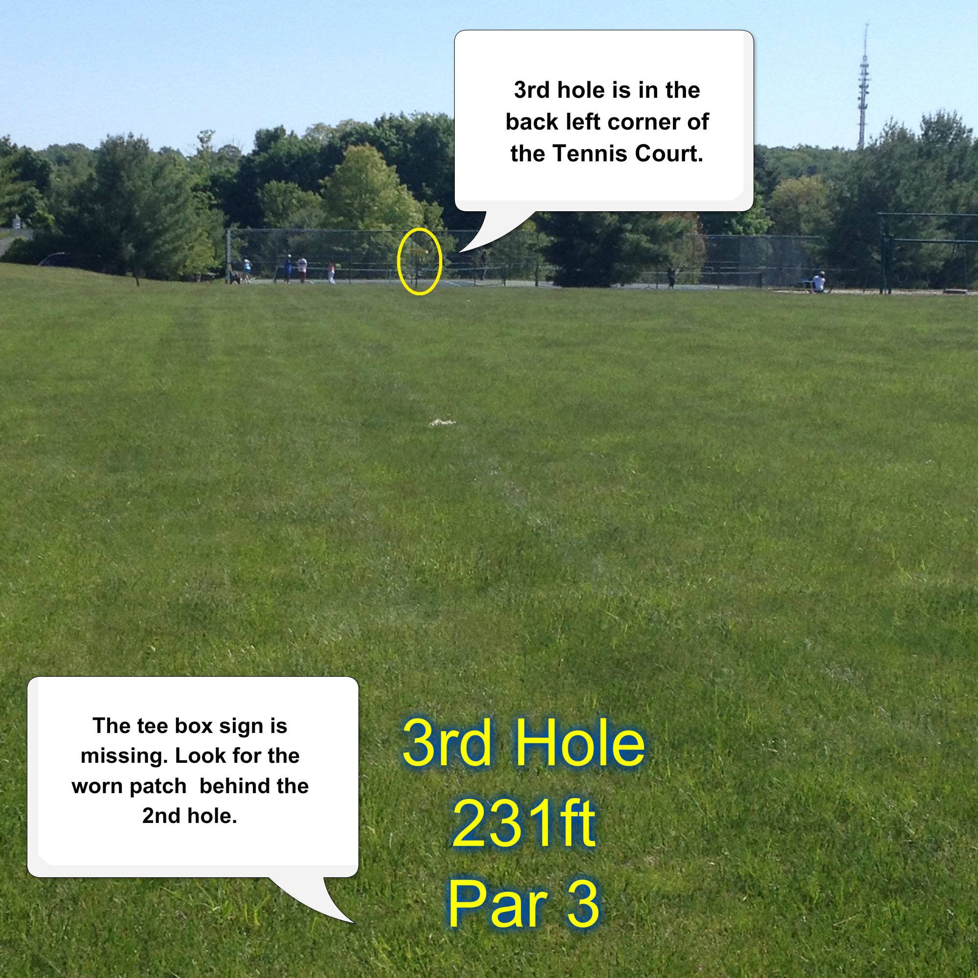 Hole 3 • Greenwood Meadows DGC (Warren, NJ) Disc Golf Courses Disc Golf Scene