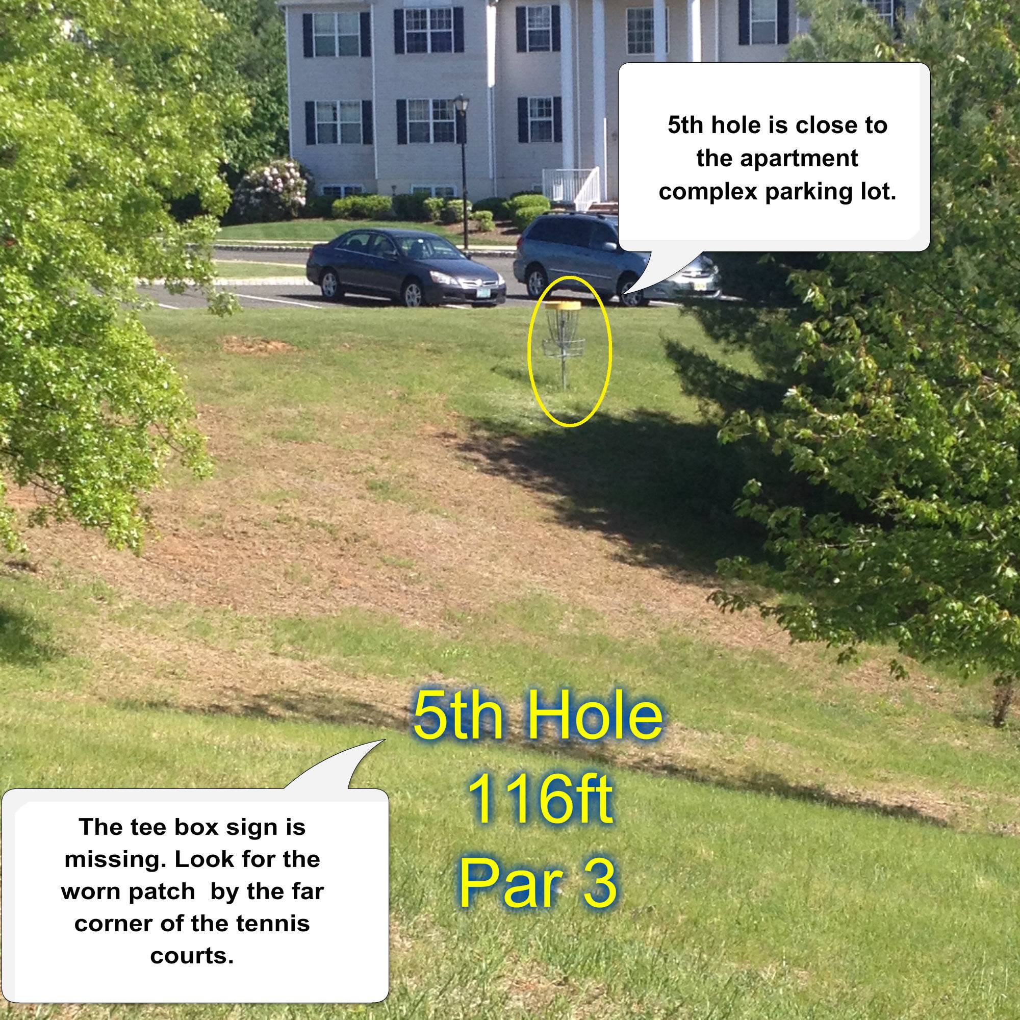 Hole 5 • Greenwood Meadows DGC (Warren, NJ) Disc Golf Courses Disc Golf Scene