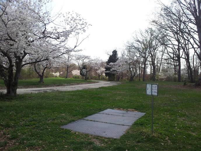 Hole 2 • John G. Lancaster Park (Lexington Park, MD) Disc Golf Courses Disc Golf Scene