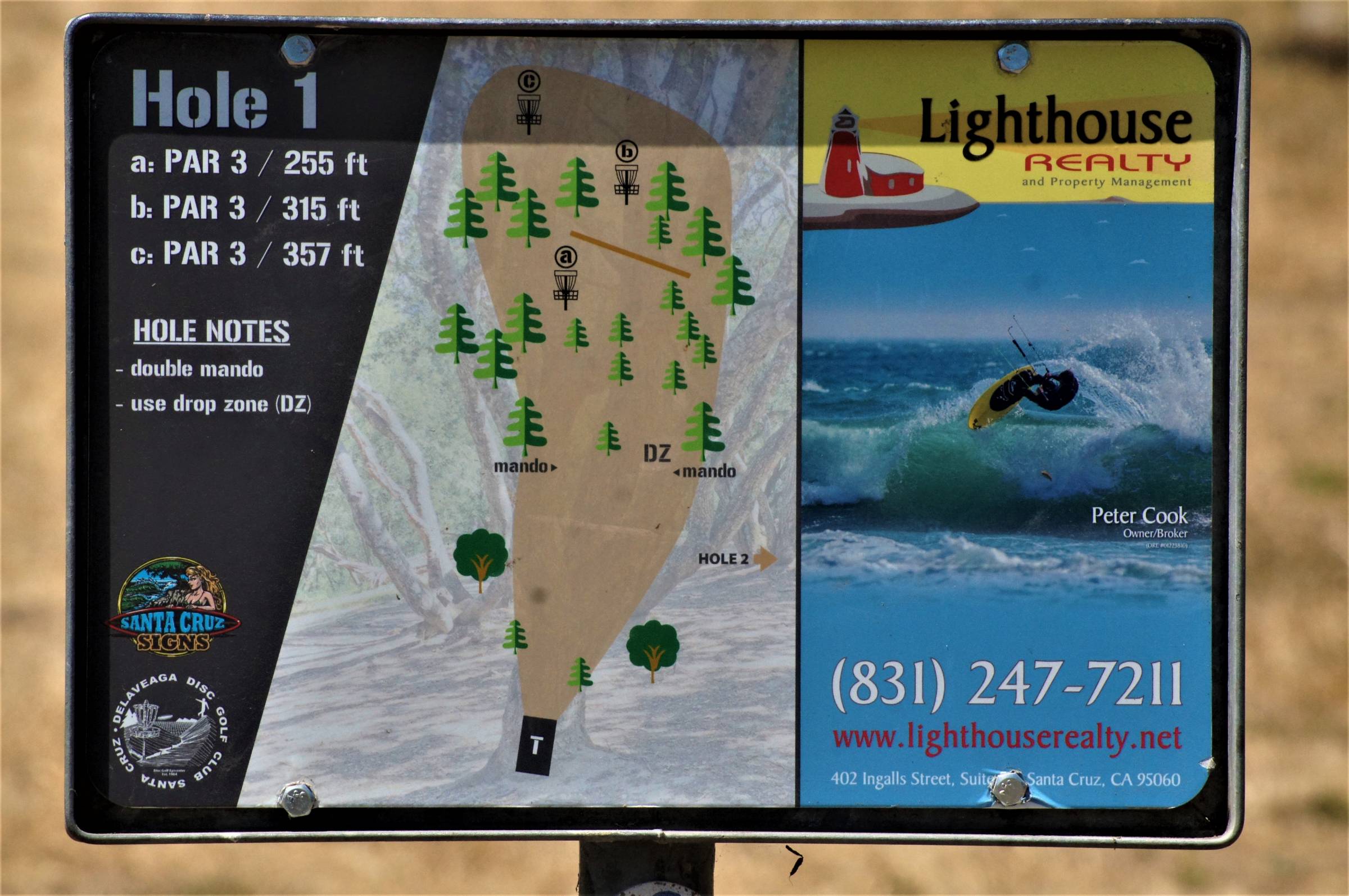 Hole 1 • DeLaveaga Park Disc Golf Course (Santa Cruz, CA) Disc Golf