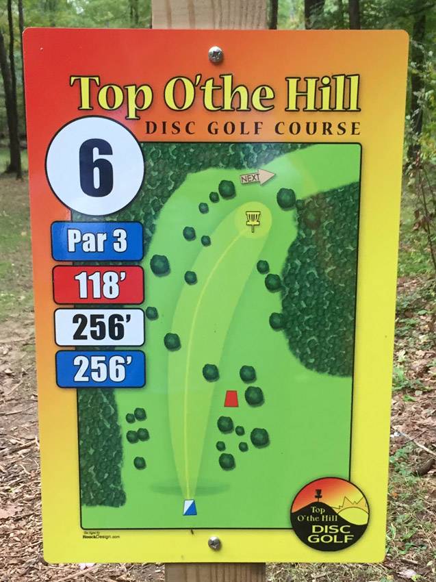Hole 6 • Top O' The Hill Disc Golf (Canterbury, NH) Disc Golf Courses