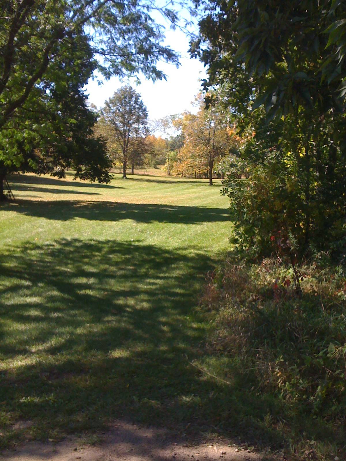 Hole 1 • Zobel Park (Green Lake, WI) Disc Golf Courses Disc Golf Scene