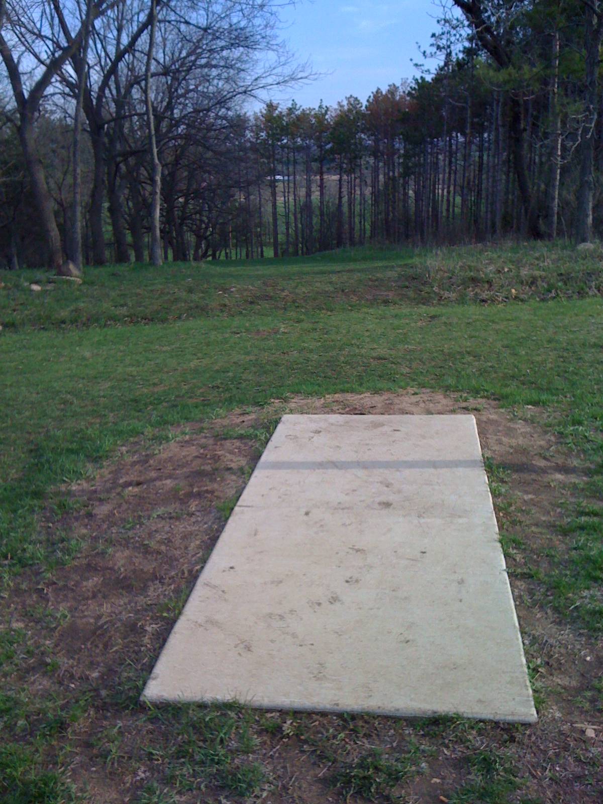 Hole 6 • Zobel Park (Green Lake, WI) Disc Golf Courses Disc Golf Scene