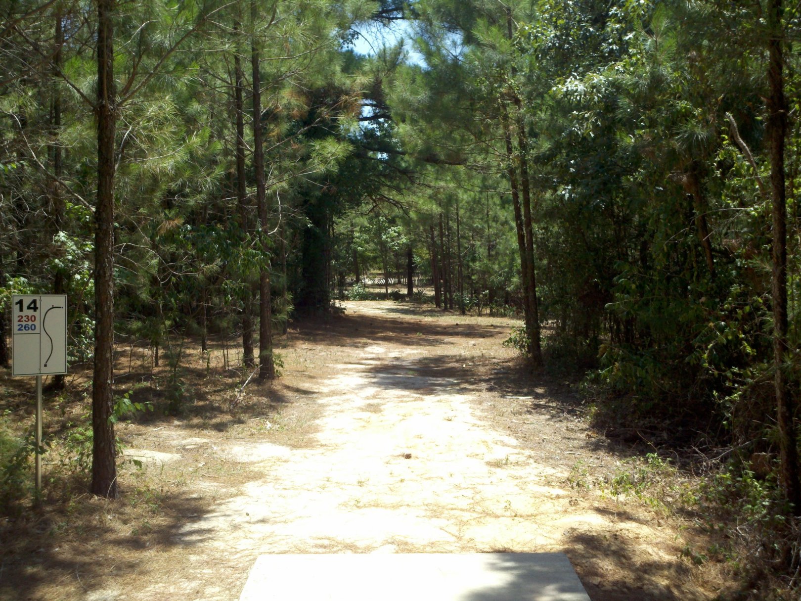 Hole 14 • Lindsey Park (Tyler, TX) Disc Golf Courses Disc Golf Scene