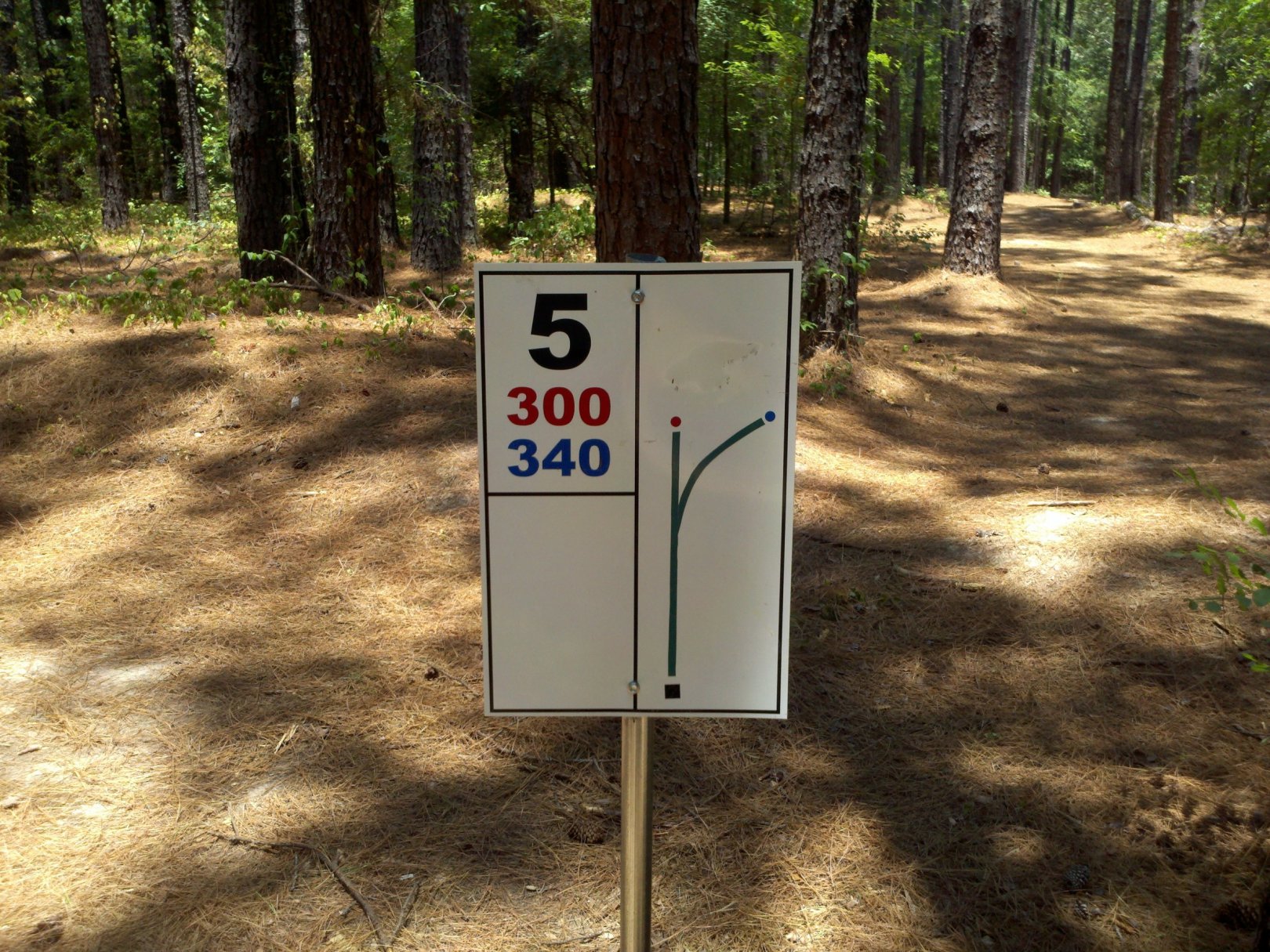 Hole 5 • Lindsey Park (Tyler, TX) Disc Golf Courses Disc Golf Scene