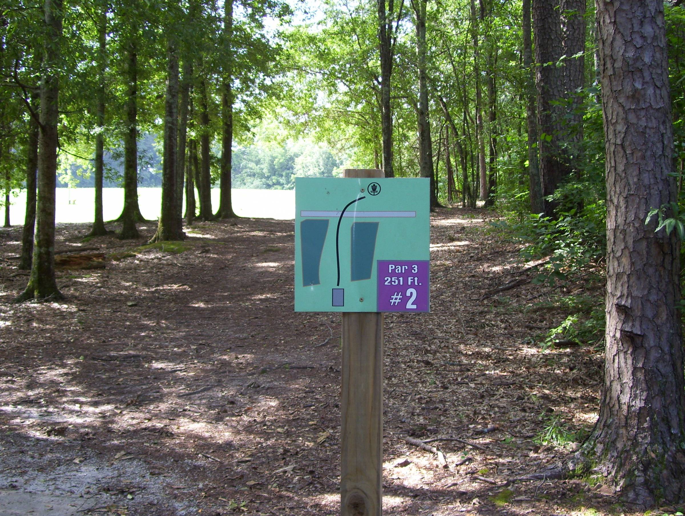 Hole 2 • Sertoma Field (Walhalla, SC) Disc Golf Courses Disc Golf Scene