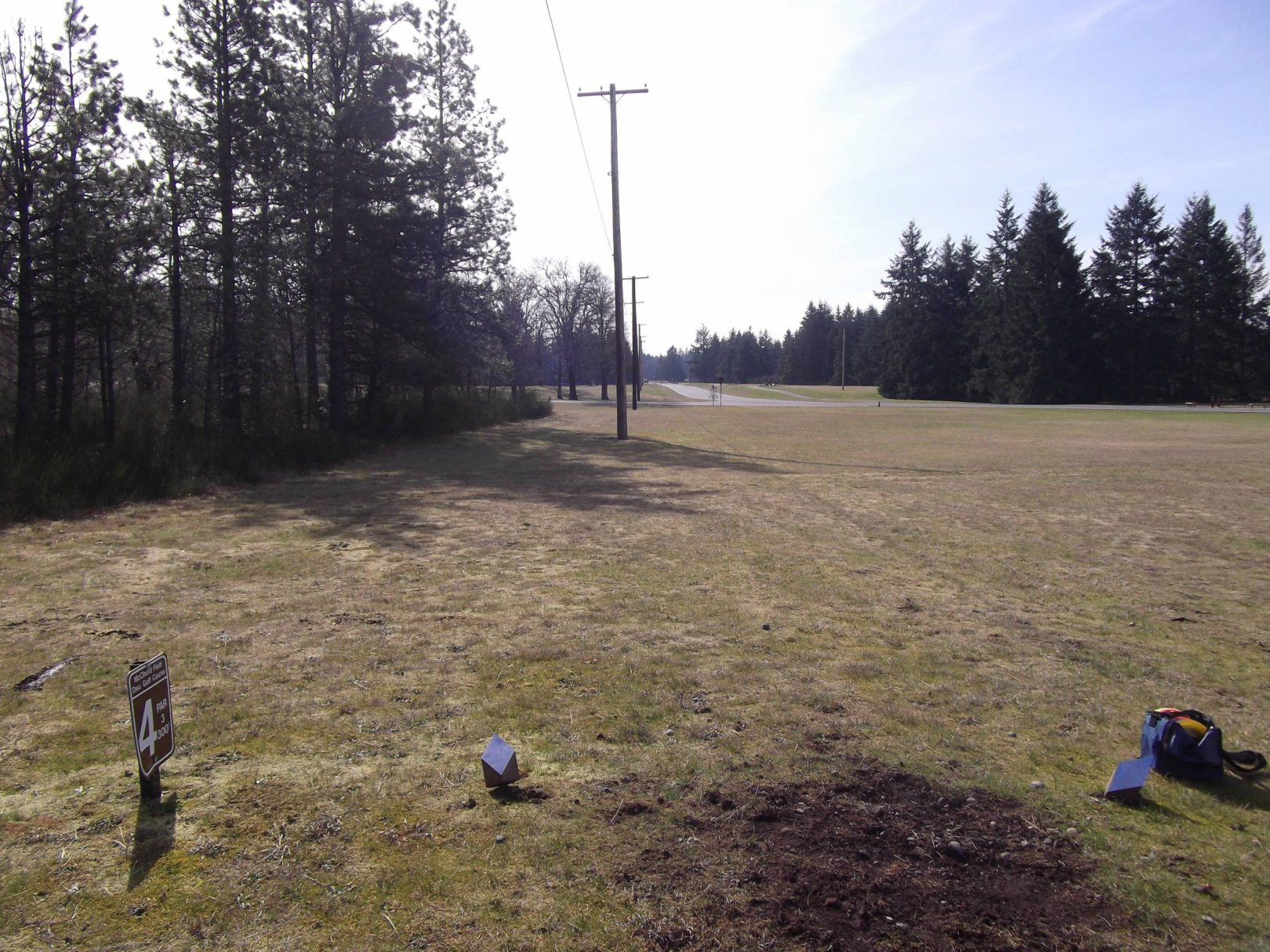 Hole 4 • McChord Air Field DGC WA) Disc Golf Courses Disc