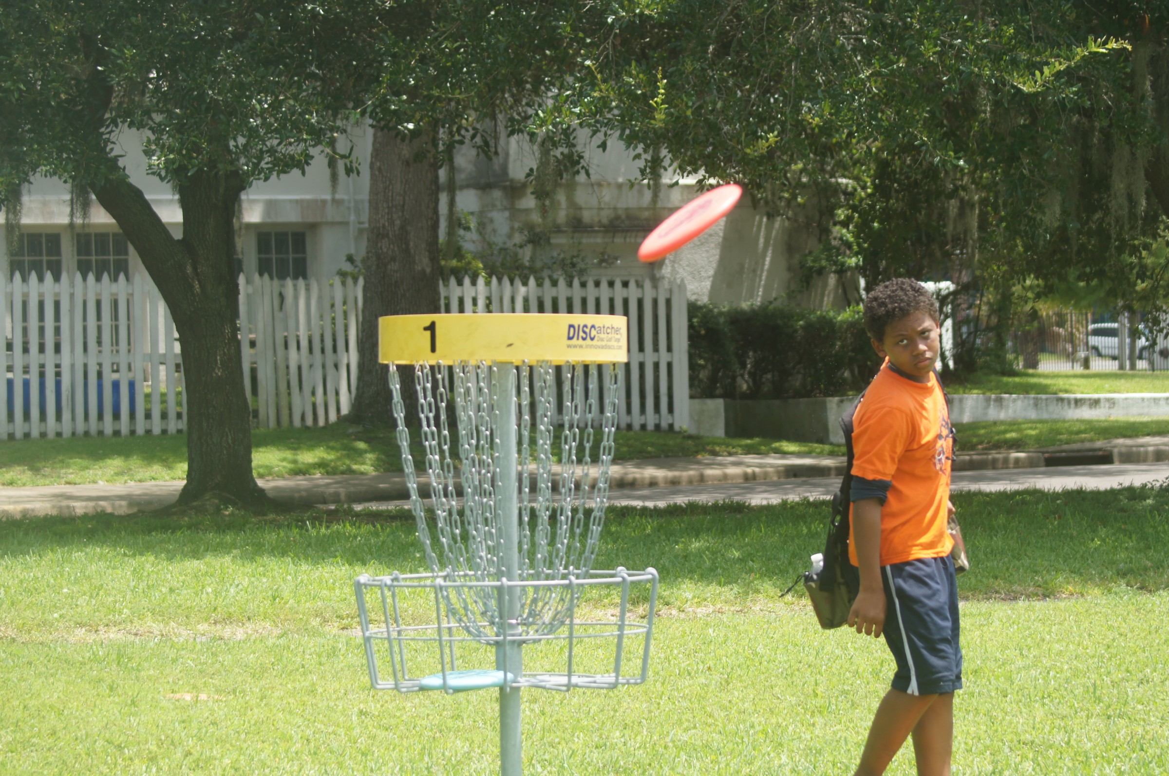 Hole 1 • Springfield DGC (Jacksonville, FL) Disc Golf Courses Disc