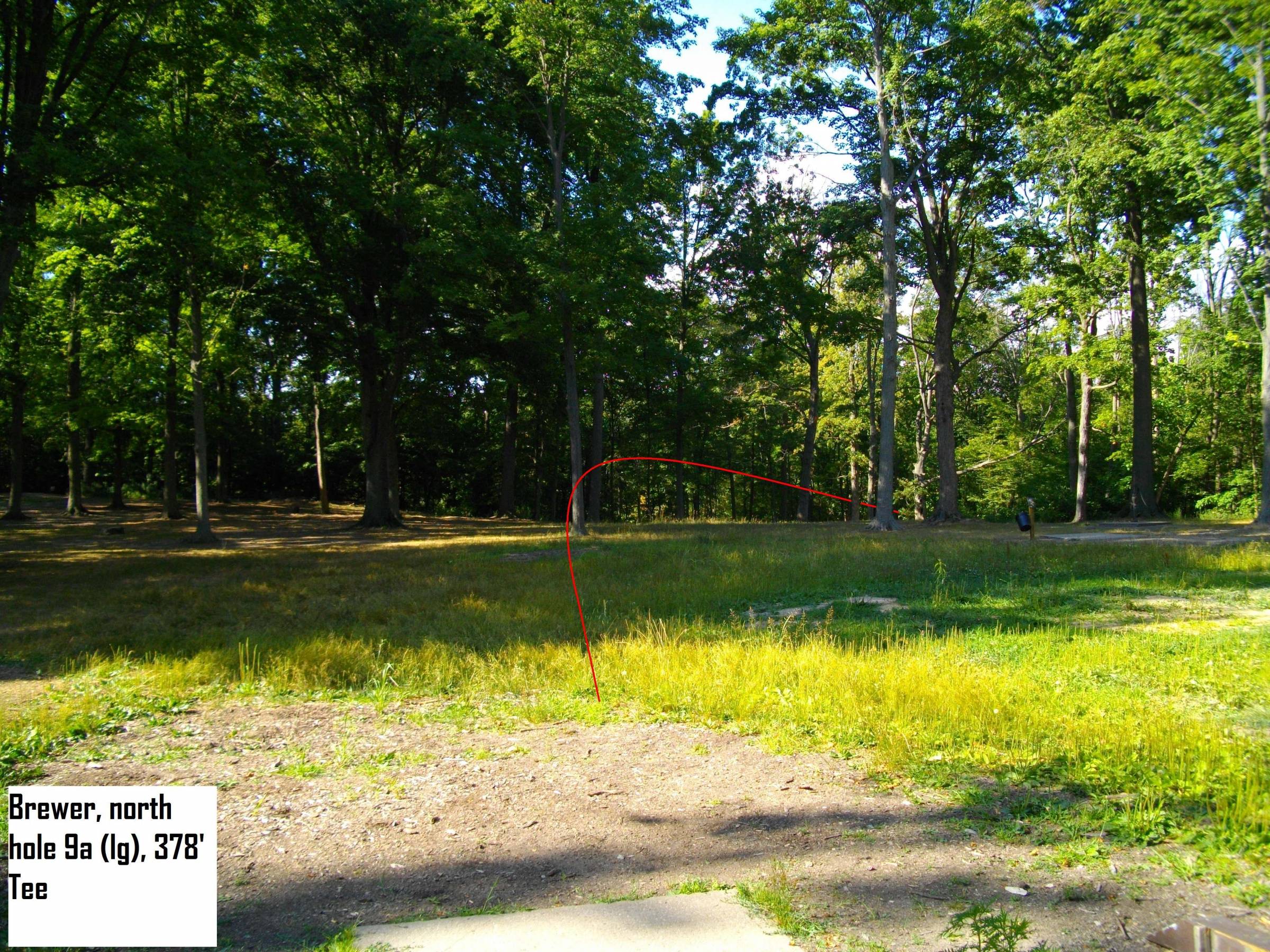 Hole 9 • North course / Earl W. Brewer Park (Grand Rapids, MI) Disc