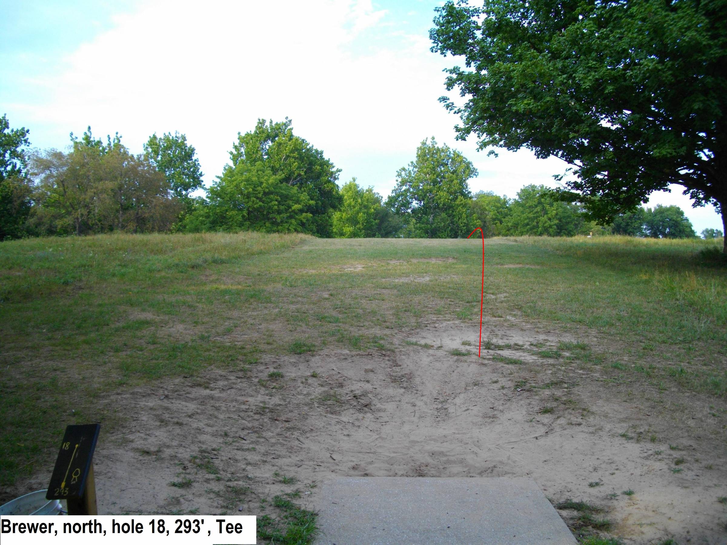 Hole 18 • North course / Earl W. Brewer Park (Grand Rapids, MI) Disc