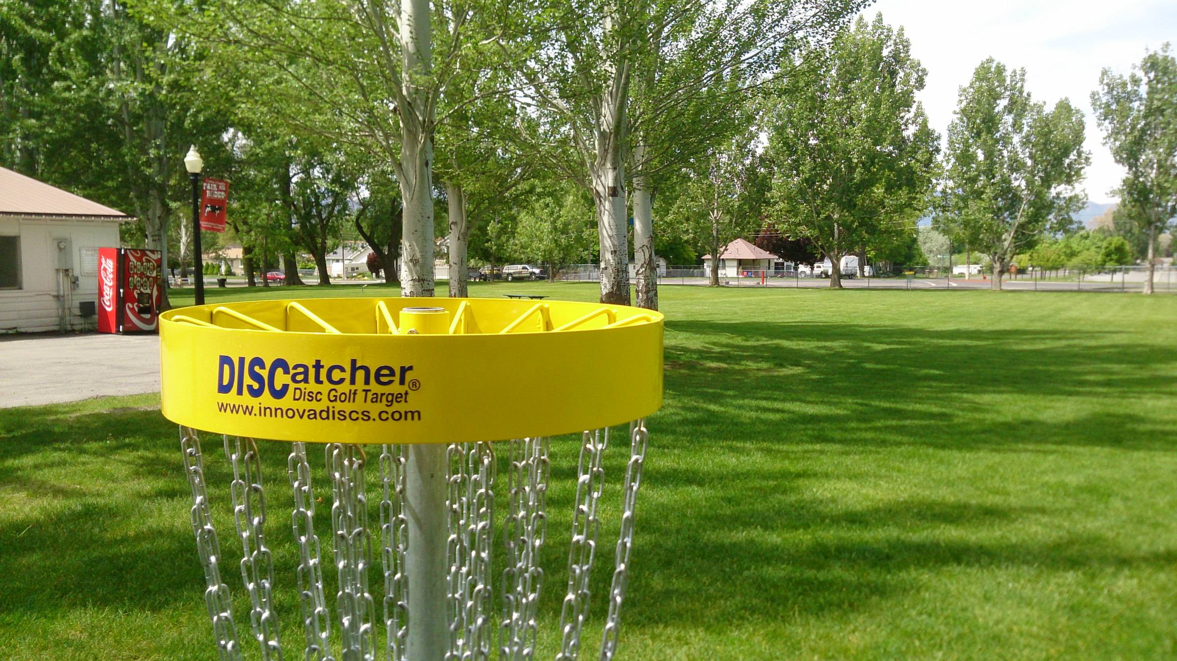Hole 3 • Cache County Fairgrounds (Logan, UT) Disc Golf