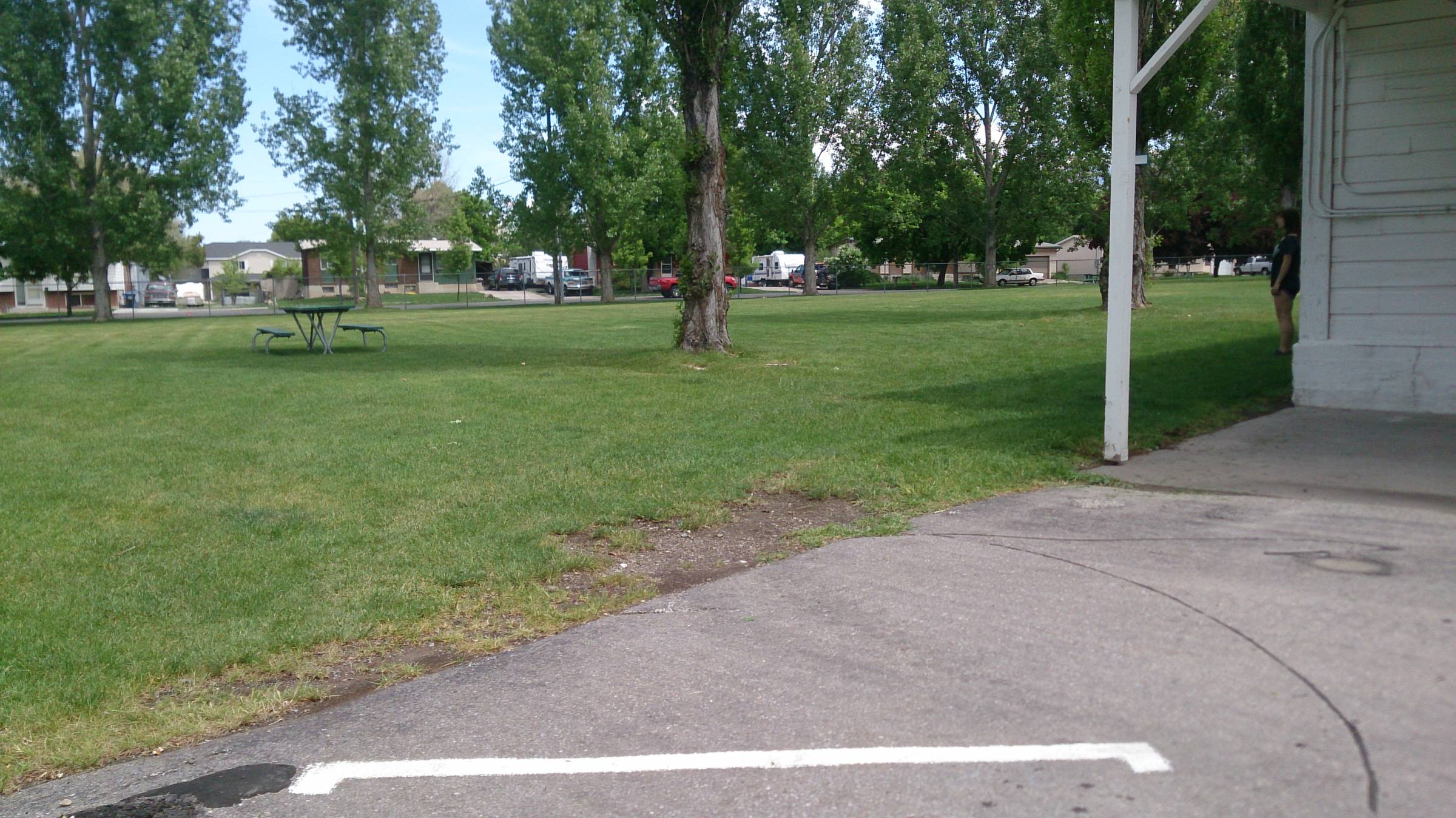 Hole 8 • Cache County Fairgrounds (Logan, UT) Disc Golf