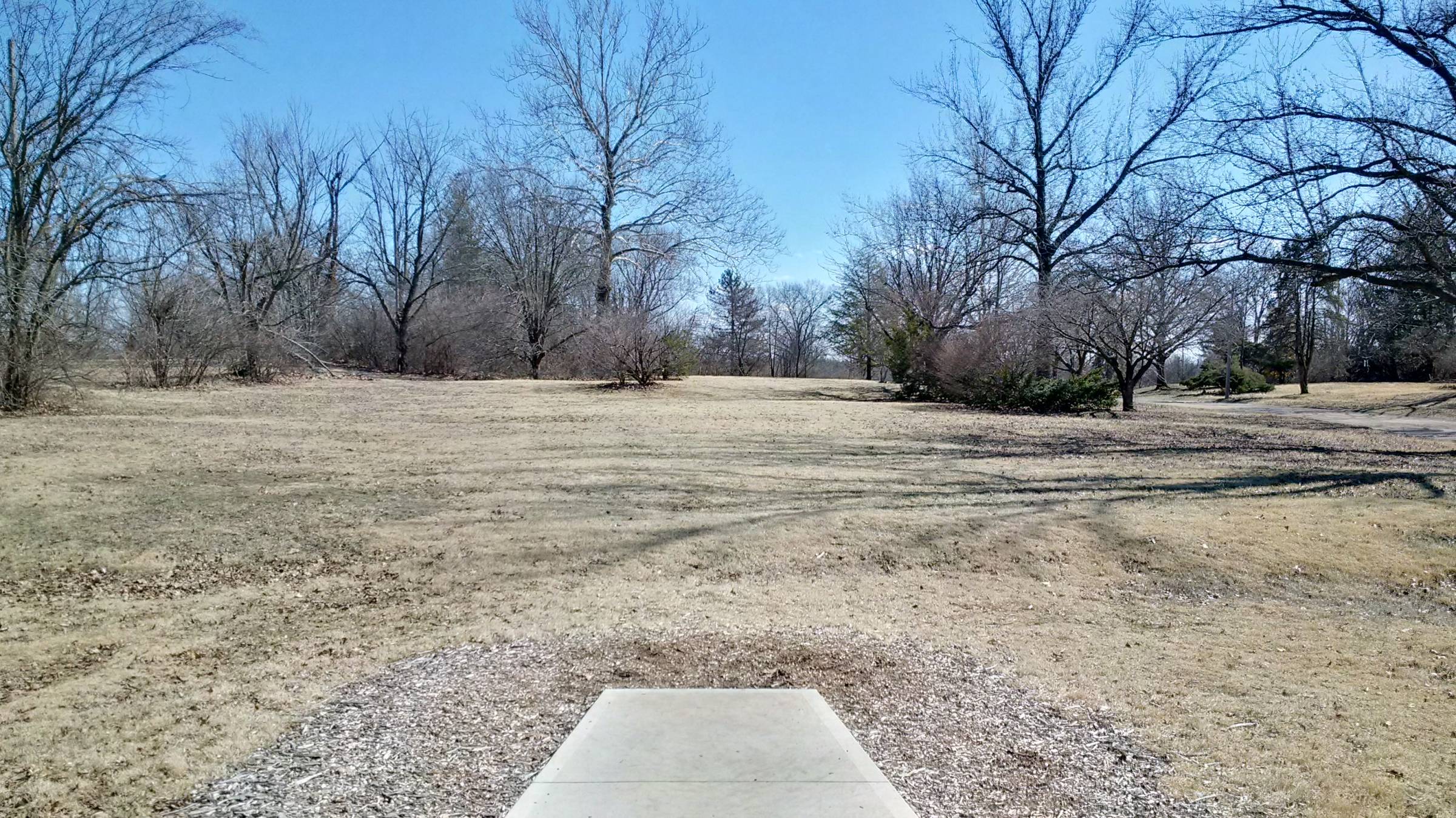 Hole 9 • Carrollton Park (Bridgeton, MO) Disc Golf Courses Disc