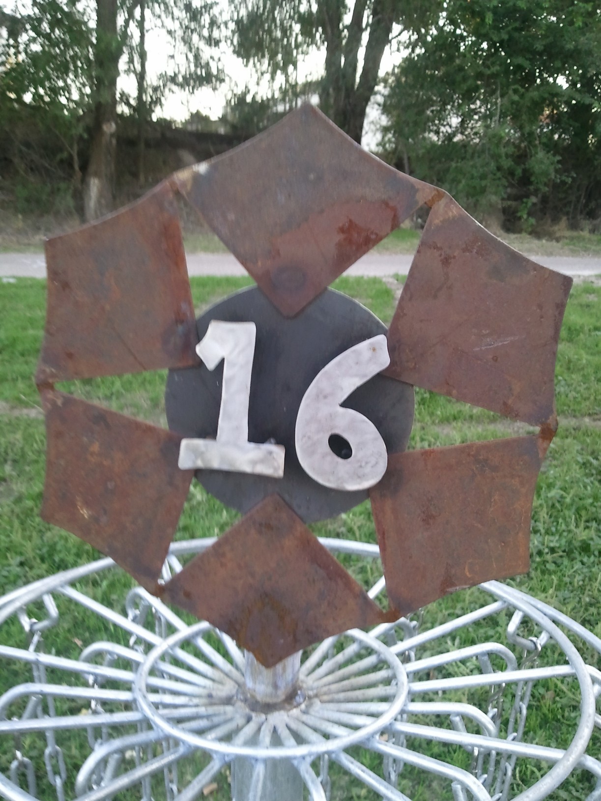 Hole 16 • Mae Simmons Park (Lubbock, TX) Disc Golf Courses Disc