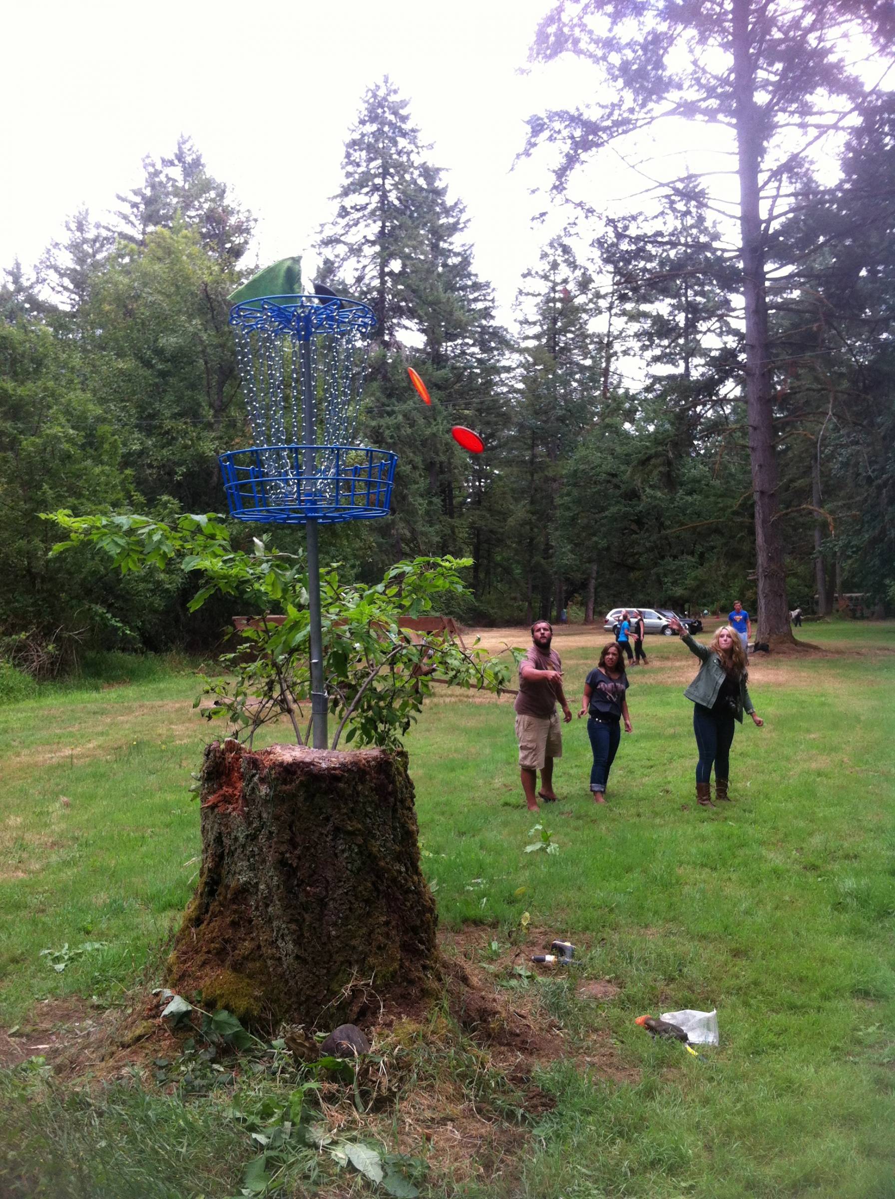 Hole 9 • Canyonview Camp (Silverton, OR) Disc Golf Courses Disc