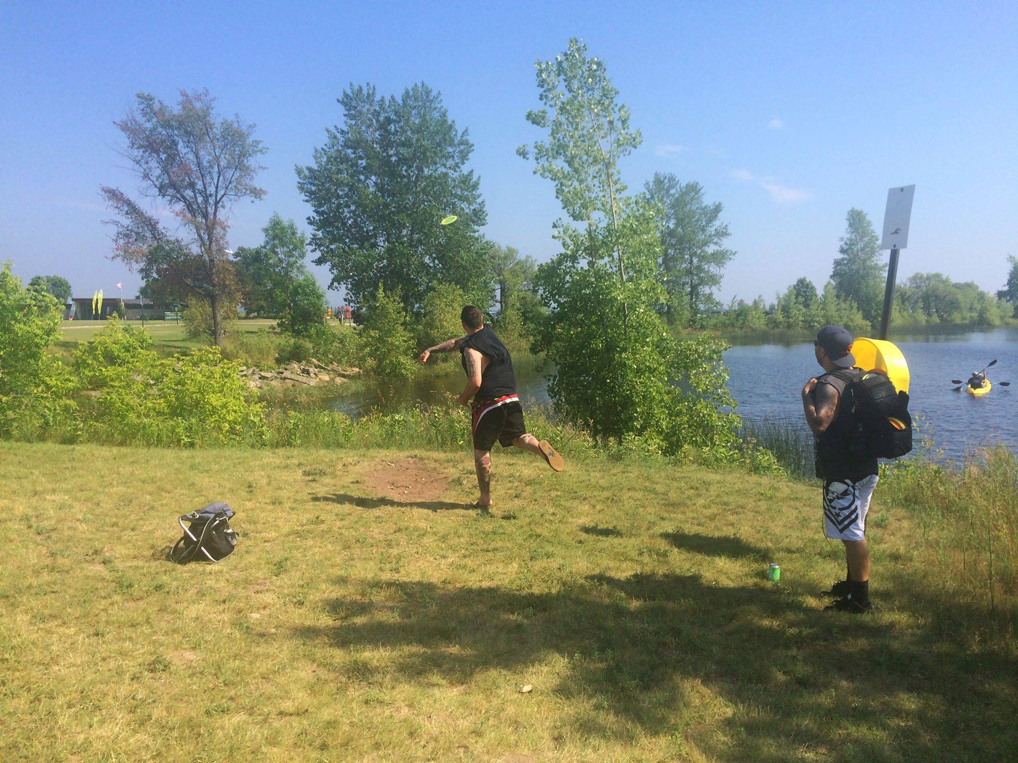 Hole 6 • Ludington Park (Escanaba, MI) Disc Golf Courses Disc Golf