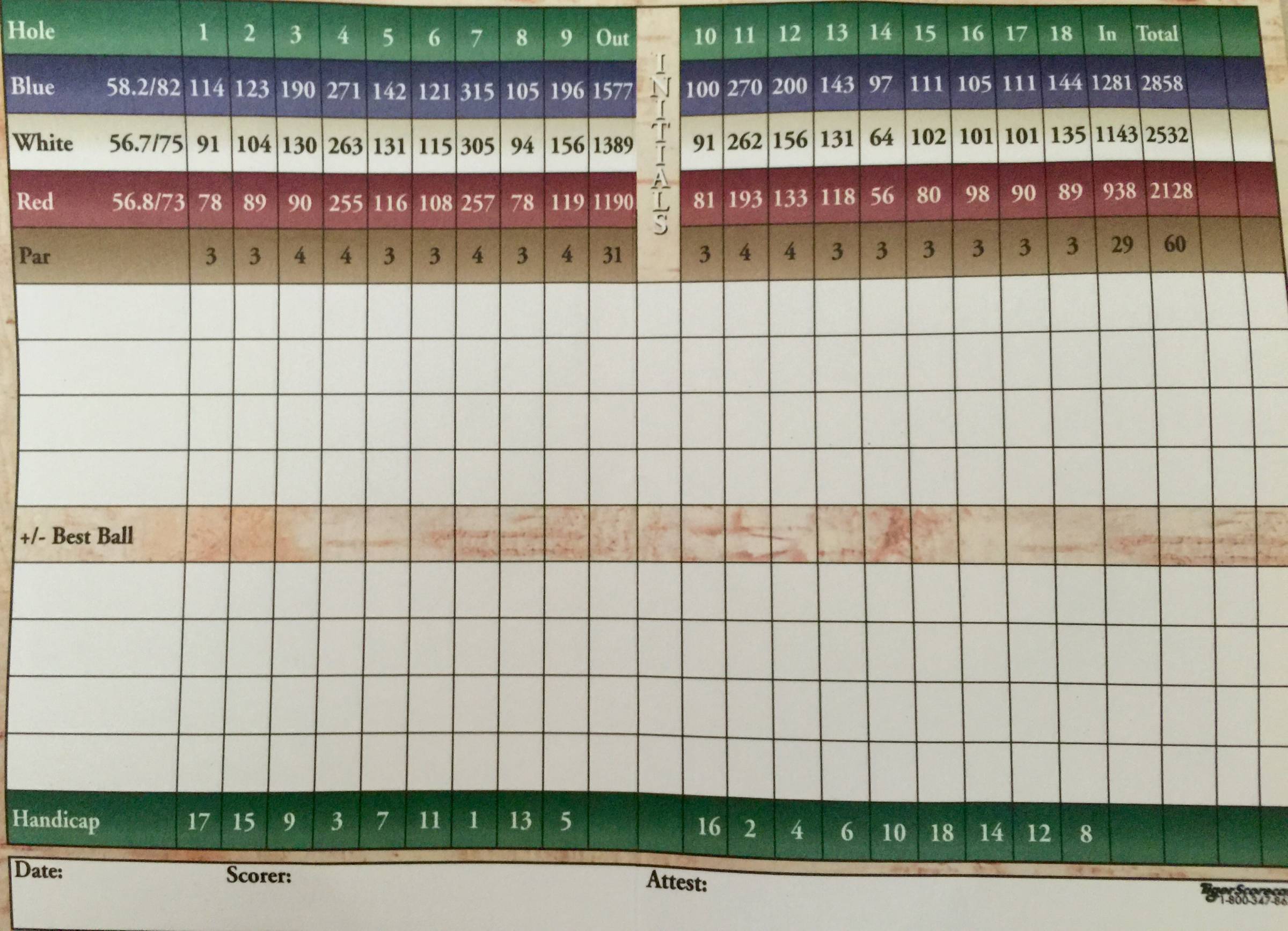 Hole 1 • Horse Bridge Golf Course (Salisbury, MD) Disc Golf Courses