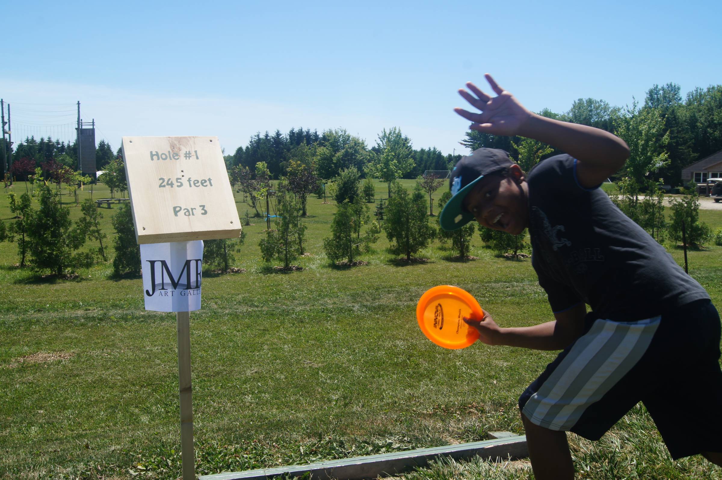 Hole 1 • Kintail (Goderich, ON) Disc Golf Courses Disc