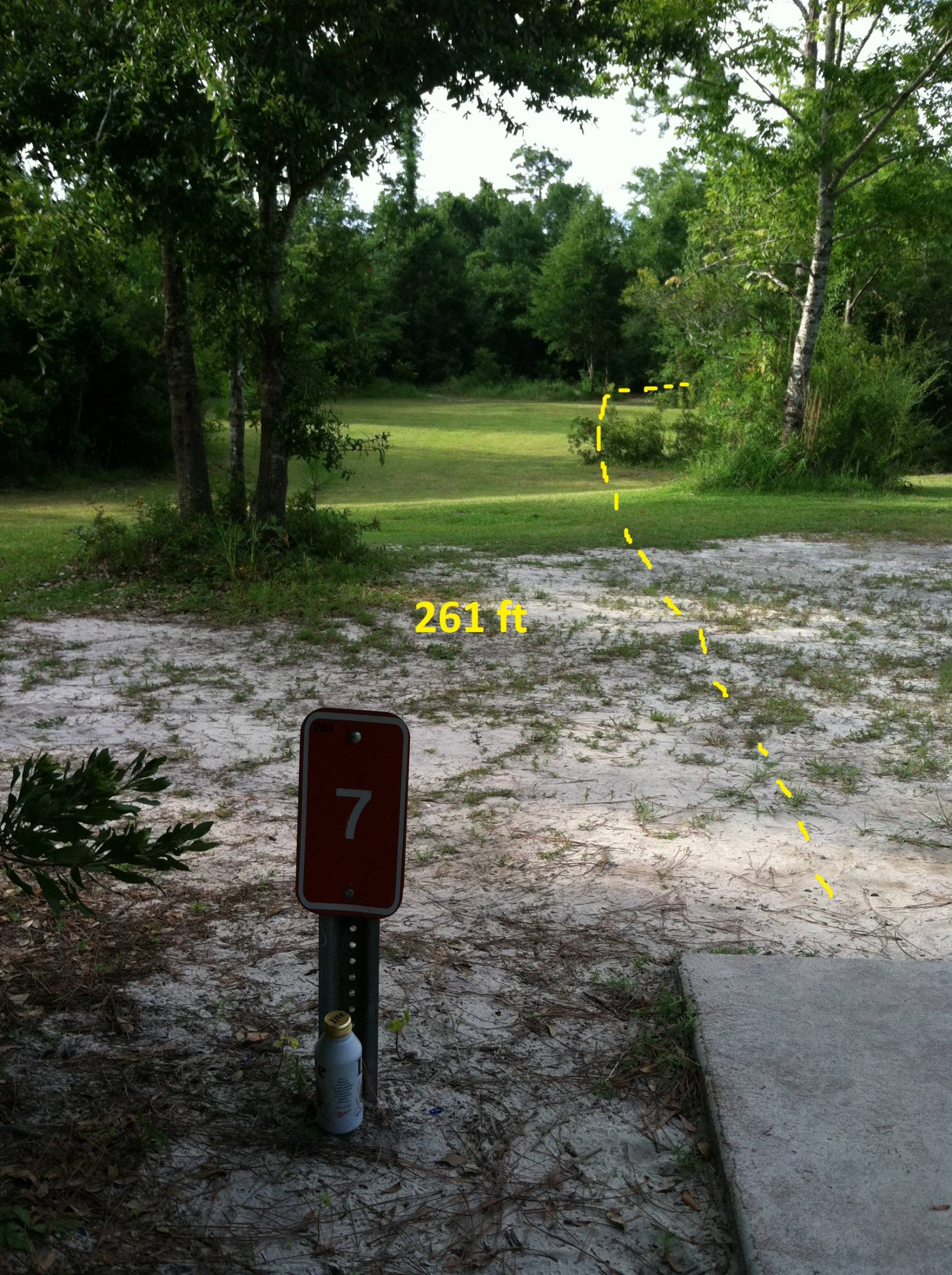 Hole 7 • Hiller Park (Biloxi, MS) Disc Golf Courses Disc Golf Scene