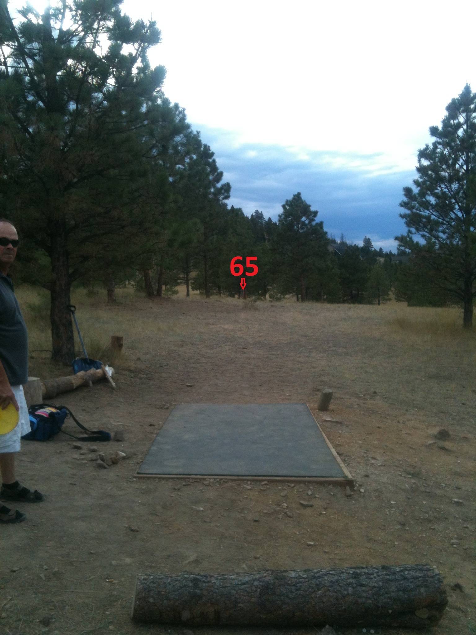 Hole 1 • South Hills (Helena, MT) Disc Golf Courses Disc Golf Scene