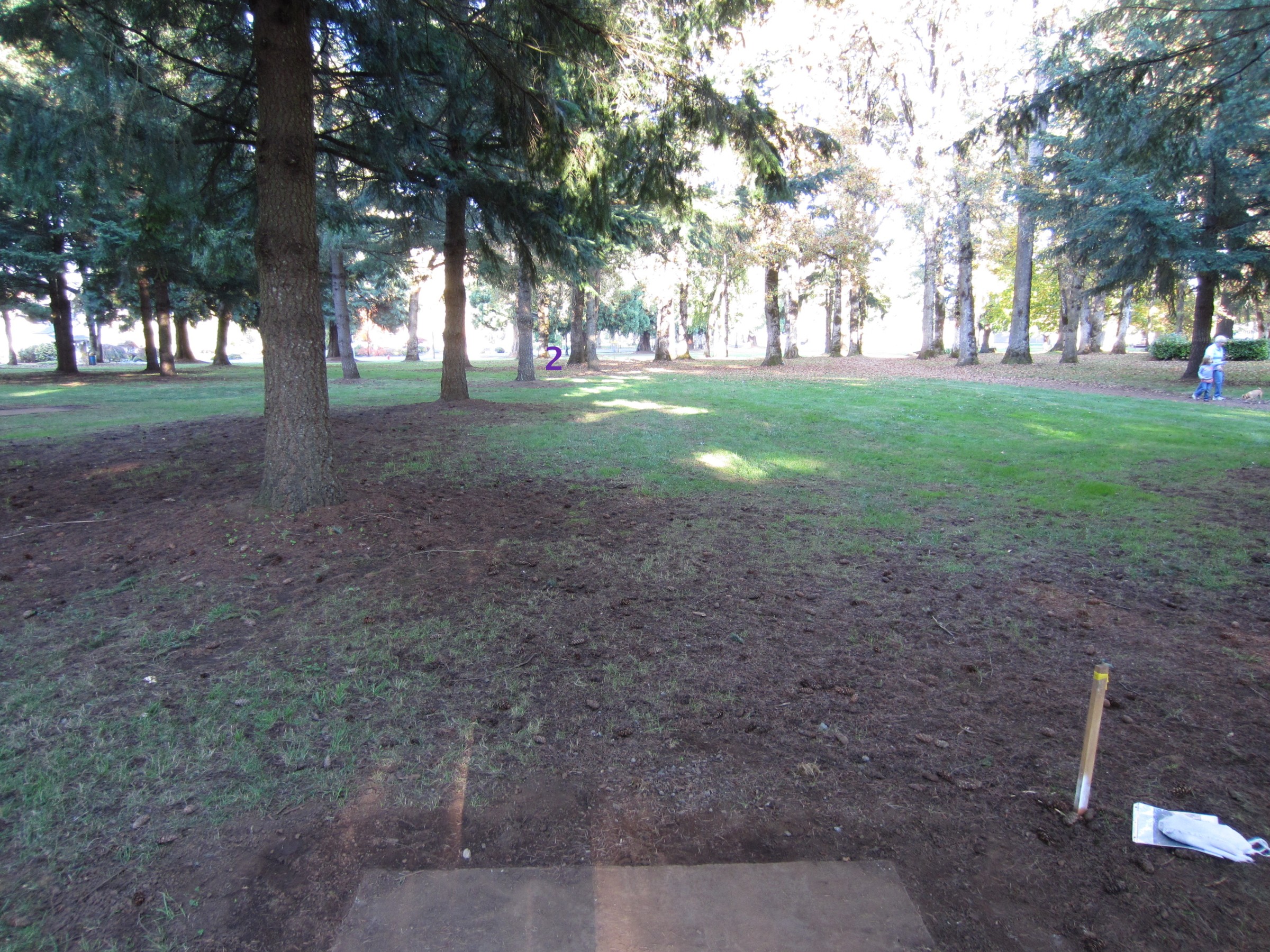Hole 2 • Church Park (Sublimity, OR) Disc Golf Courses Disc Golf Scene