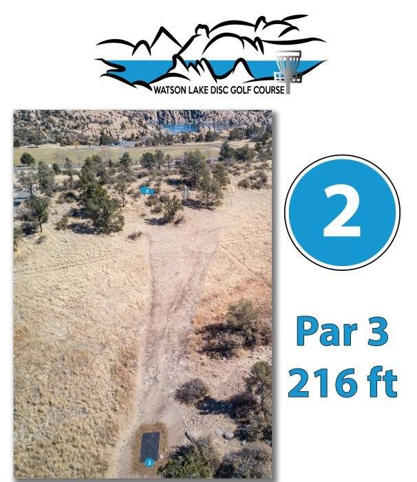 Hole 2 • Watson Lake Park (Prescott, AZ) Disc Golf Courses Disc