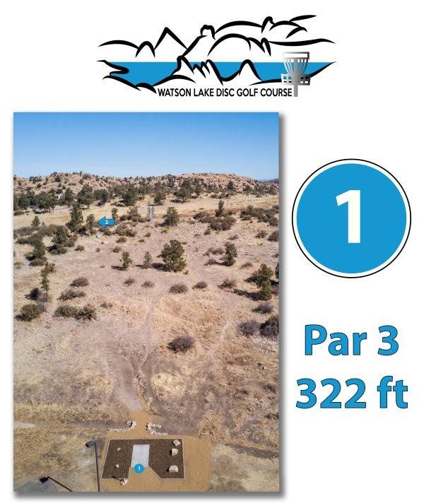 Hole 1 • Watson Lake Park (Prescott, AZ) Disc Golf Courses Disc