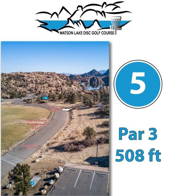 Hole 5 • Watson Lake Park (Prescott, AZ) Disc Golf Courses Disc