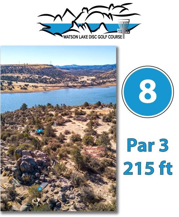 Hole 8 • Watson Lake Park (Prescott, AZ) Disc Golf Courses Disc