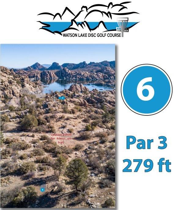 Hole 6 • Watson Lake Park (Prescott, AZ) Disc Golf Courses Disc