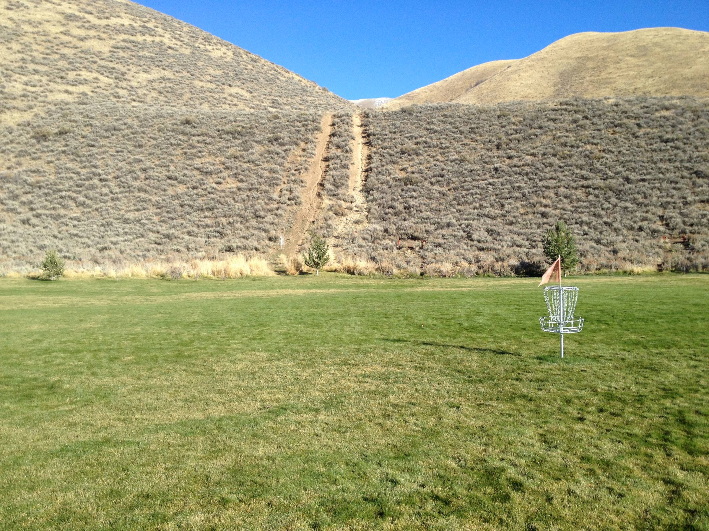 Hole 13 • Keefer Park (Hailey, ID) Disc Golf Courses Disc Golf Scene