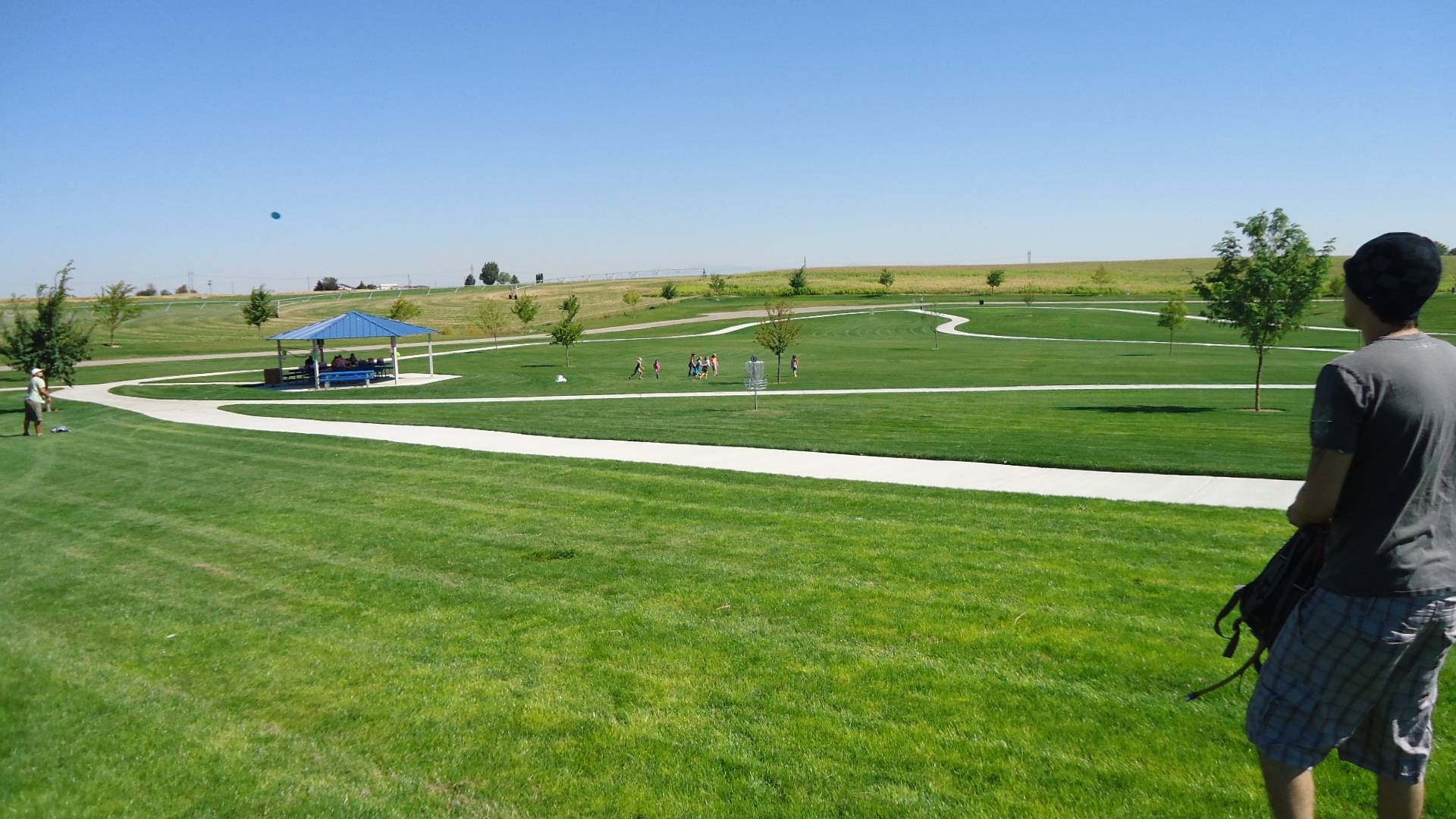 Hole 1 • Mallard Park (Caldwell, ID) Disc Golf Courses Disc Golf Scene