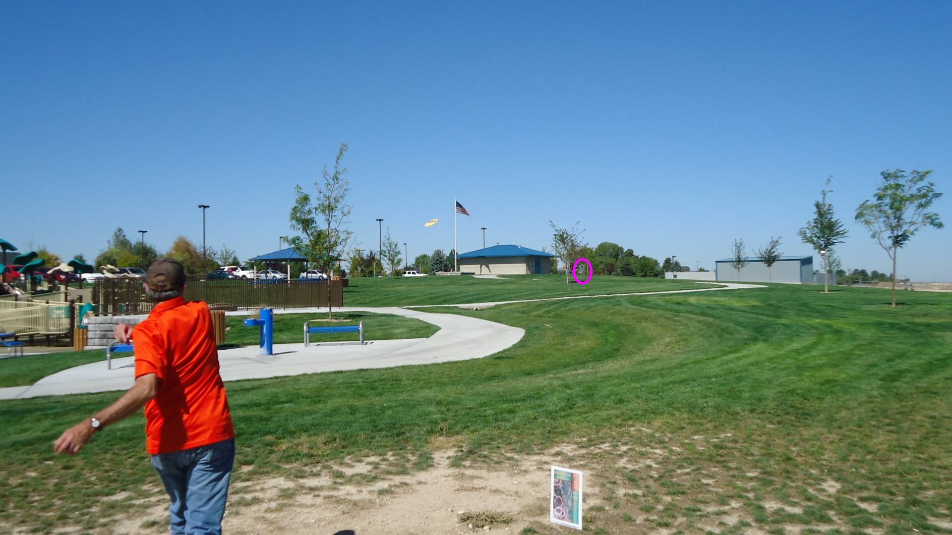Hole 3 • Mallard Park (Caldwell, ID) Disc Golf Courses Disc Golf Scene