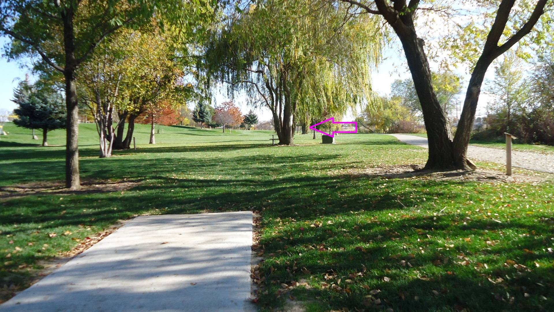 Hole 10 • Kuna Park (Kuna, ID) Disc Golf Courses Disc Golf Scene