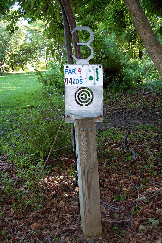 Hole 3 • Browns Point/Buzzy's Creek (West Milford, NJ) Disc Golf Courses Disc Golf Scene