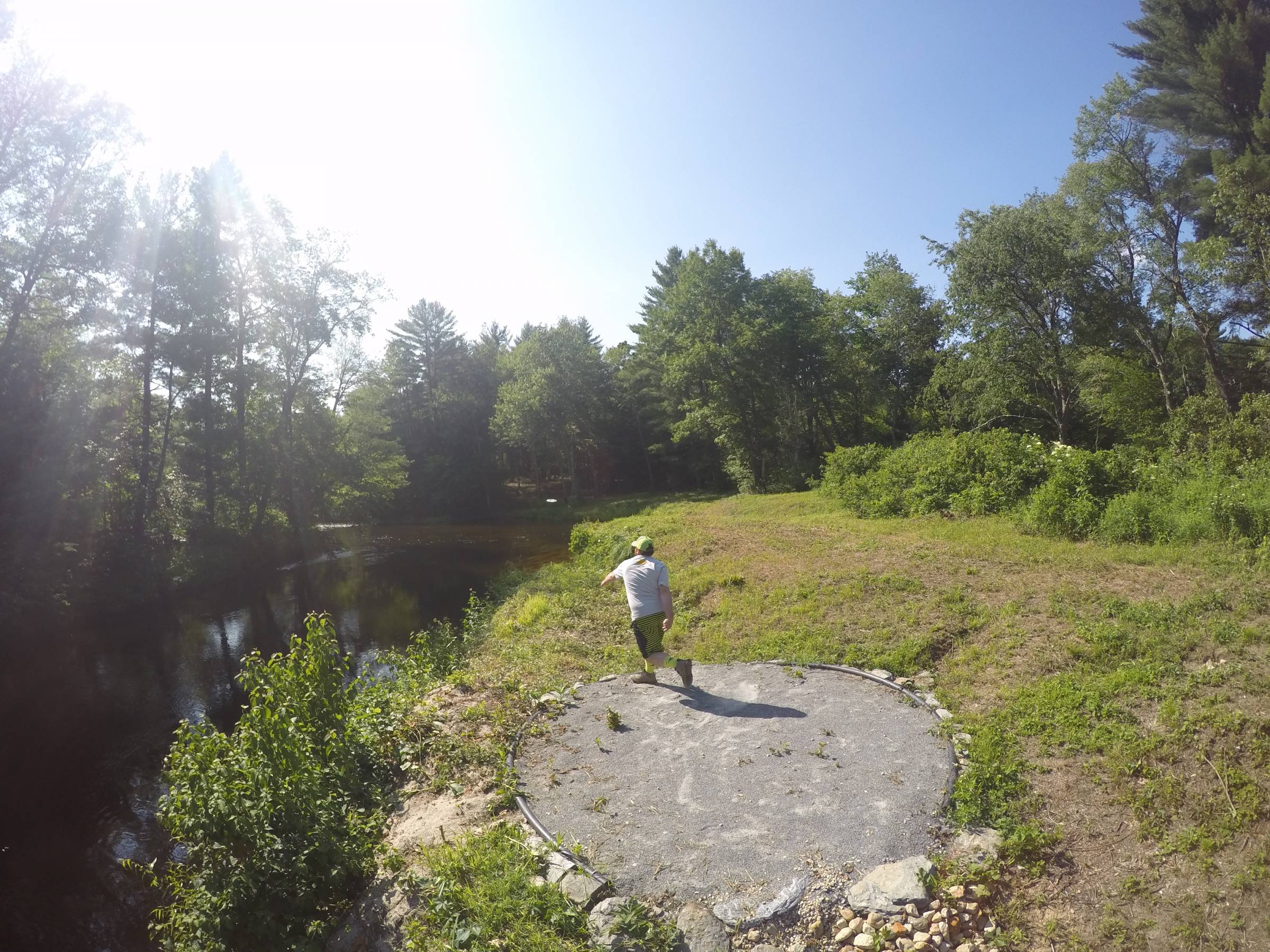 Hole 13 • Salmon Falls DGC (Rochester, NH) Disc Golf Courses Disc